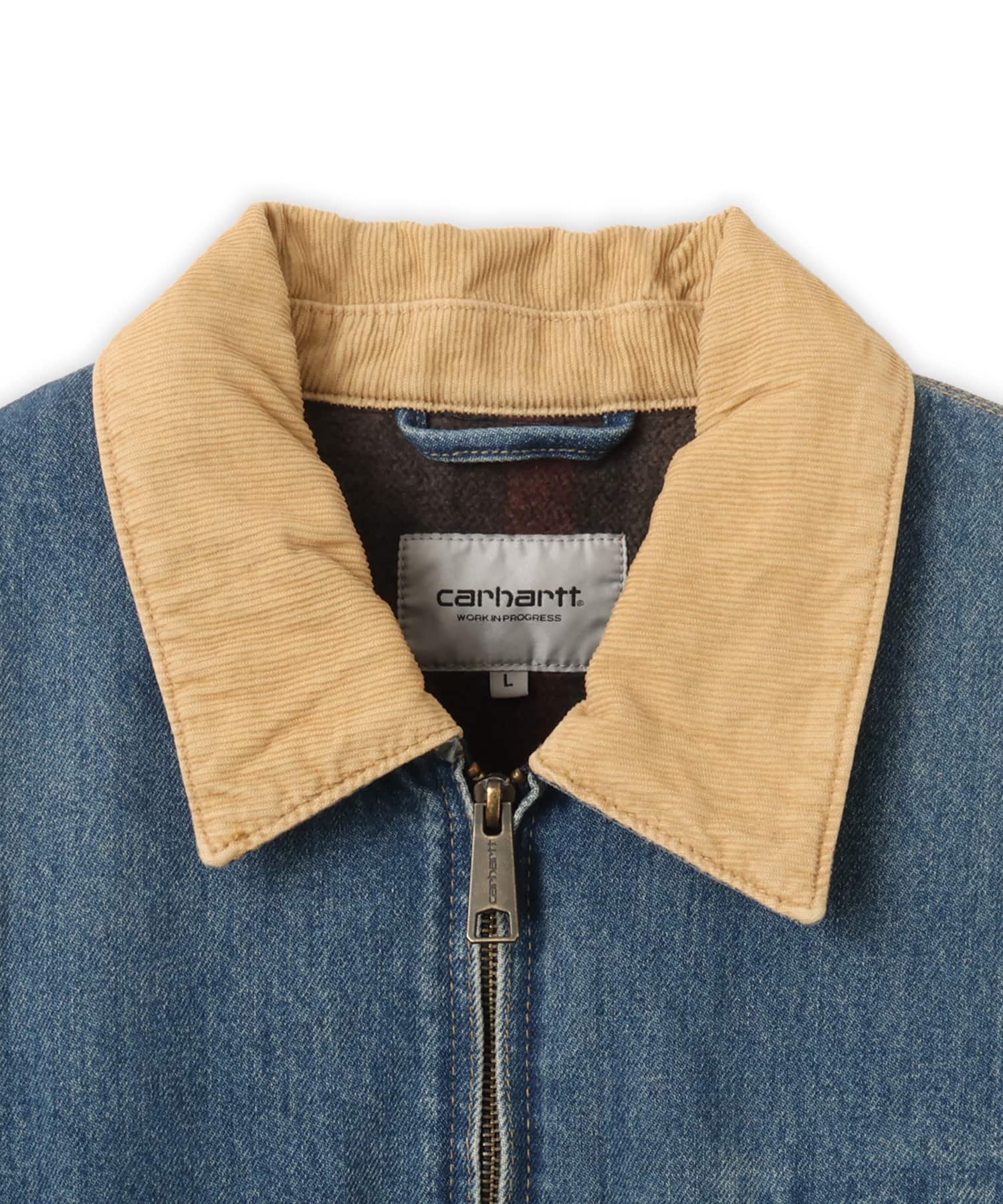 CARHARTT OG DETROIT JACKET Blue / Dusty H Brownの画像