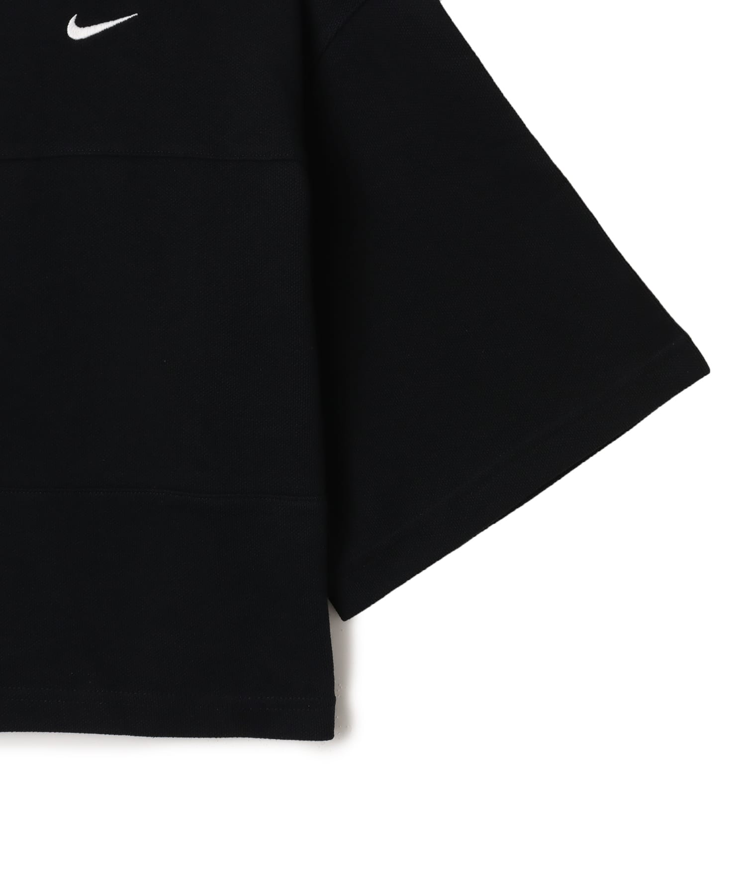 NIKE AS W NSW STREET SS POLO TOP BLACK/BLACK/WHITE/WHITEの画像