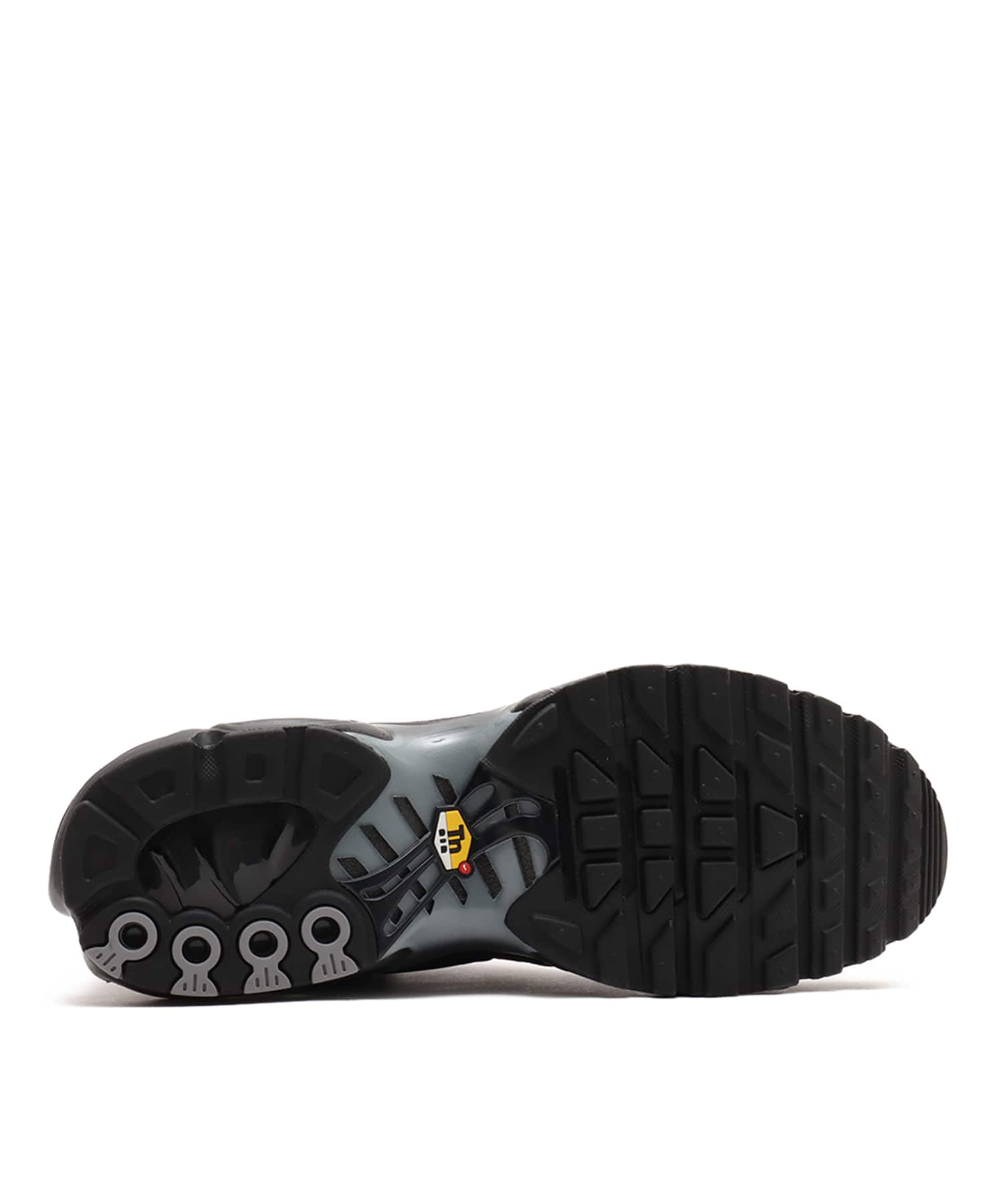 NIKE AIR MAX PLUS PRM BLACK/BLACK-PARTICLE GREY-ANTHRACITEの画像