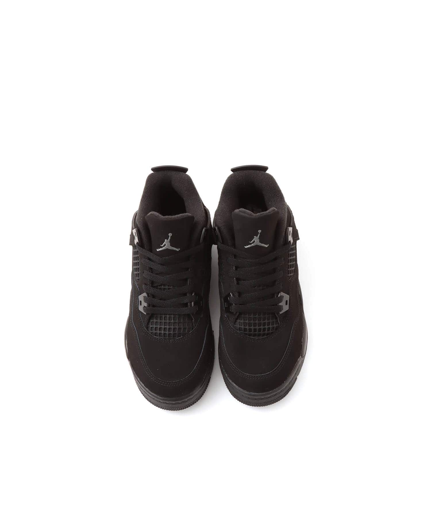 JORDAN BRAND AIR JORDAN 4 RETRO OG (GS) BLACK/BLACK-LT GRAPHITEの画像