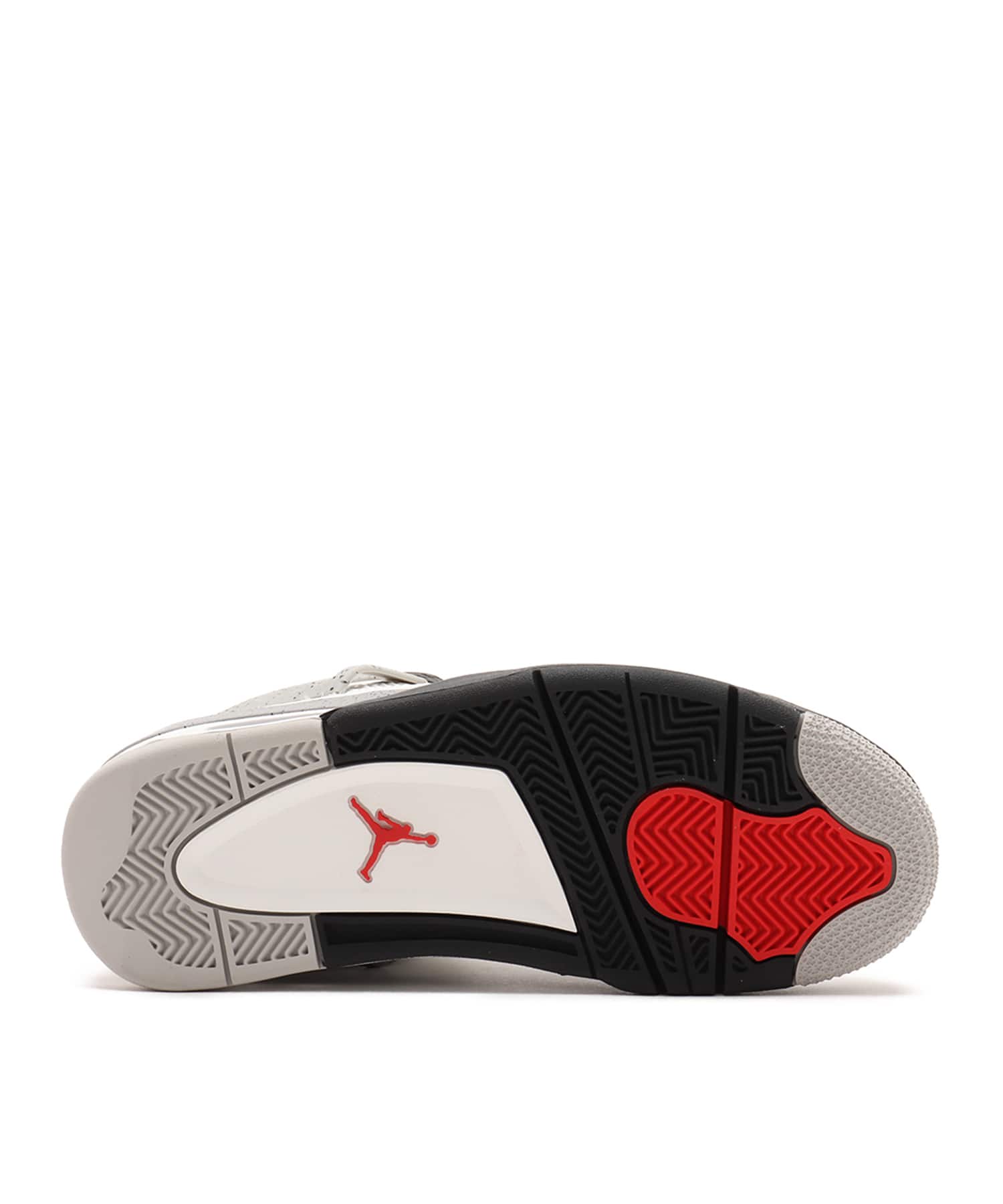 JORDAN BRAND AIR JORDAN 4 RETRO OG (GS) SUMMIT WHITE/FIRE RED-CEMENT GREY-BLACKの画像