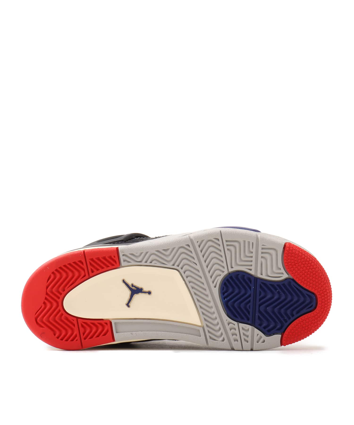 JORDAN BRAND JORDAN 4 RETRO OG (PS) BLACK/FIRE RED-DEEP ROYAL BLUEの画像
