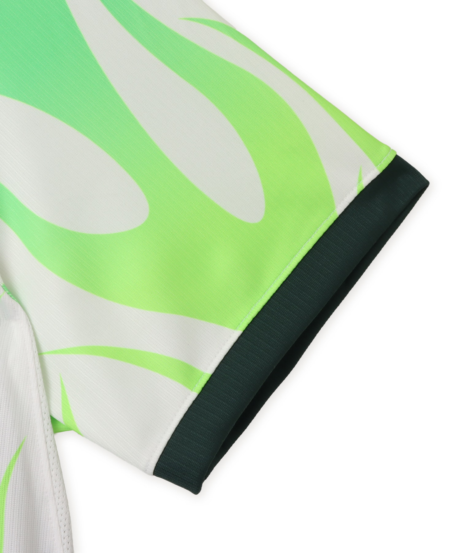 NIKE NFF M NK Dri-FIT Jersey SS Stadium Away WHITE/GREEN GLOW/(BLACK) (NO SPONSOR)の画像