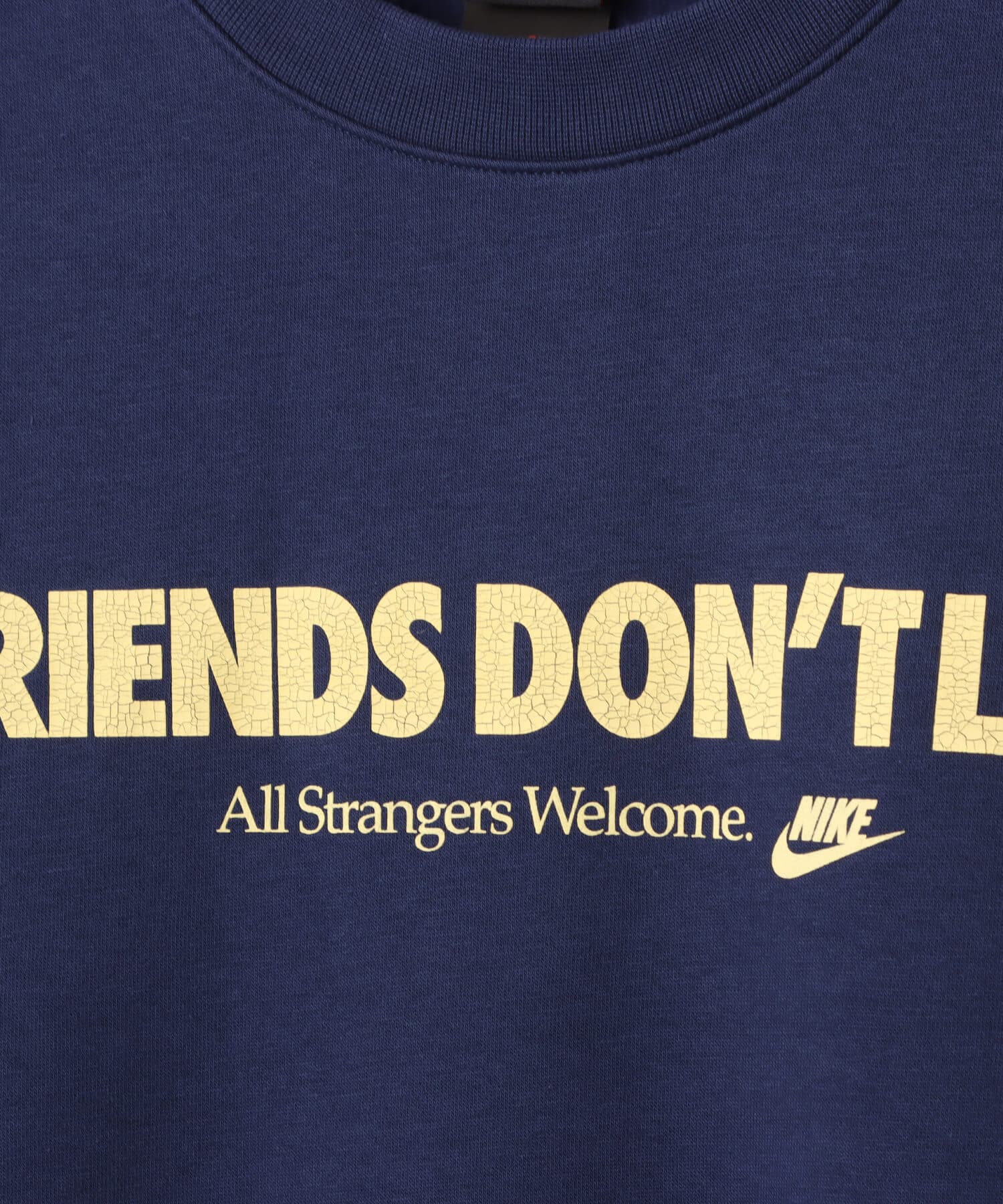 NIKE M NRG CLUB ST5 FDL CREW MIDNIGHT NAVY/SOFT YELLOWの画像