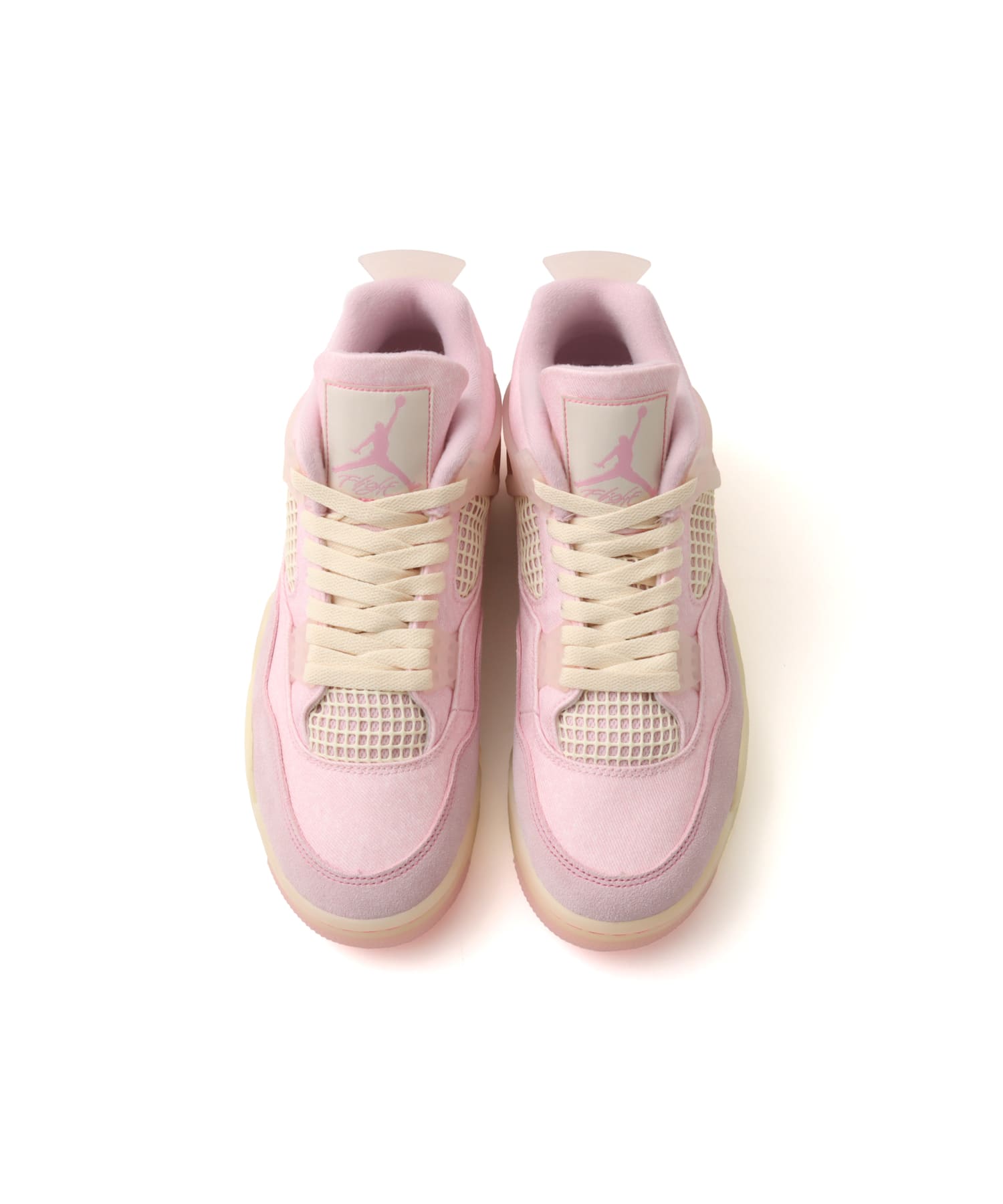 JORDAN BRAND WMNS AIR JORDAN 4 RETRO TEX PEARL PINK/ICED CARMINE-COCONUT MILKの画像