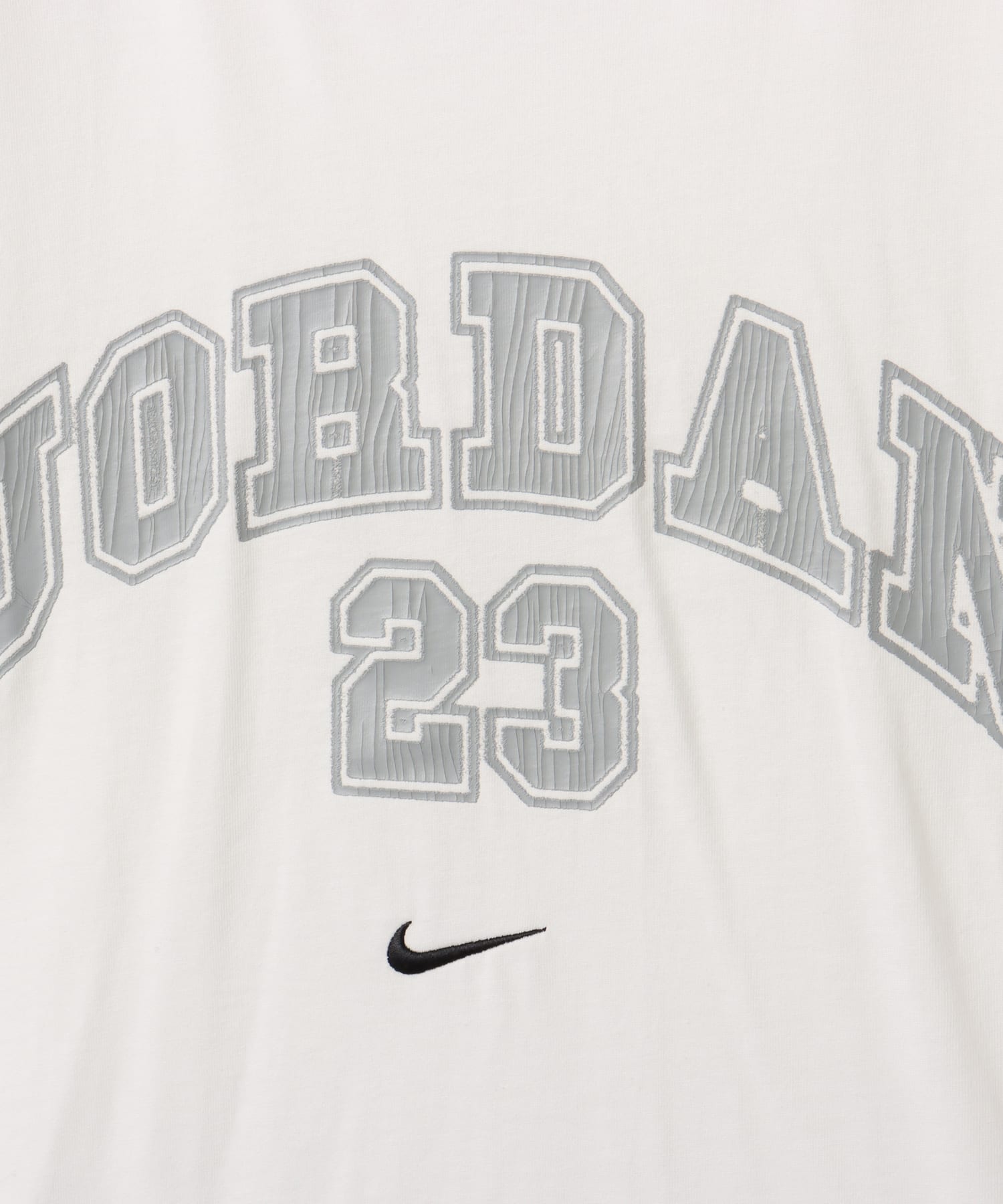 JORDAN BRAND M J MVP WM SS CREW WHITE/LT SMOKE GREY/BLACKの画像