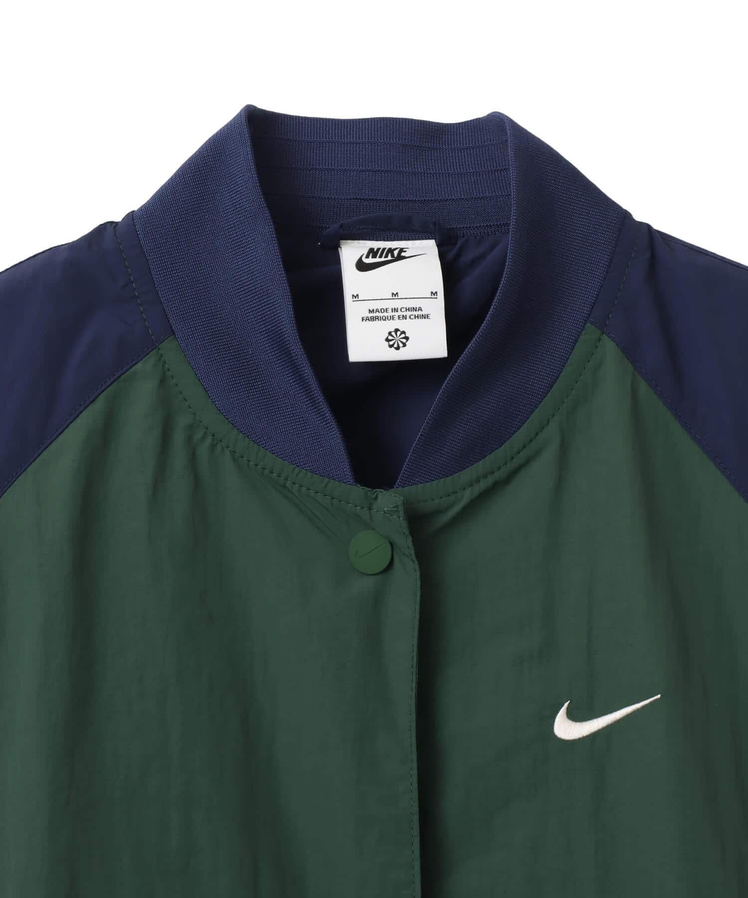 NIKE AS W NSW HBR VARSITY JKT GREENの画像