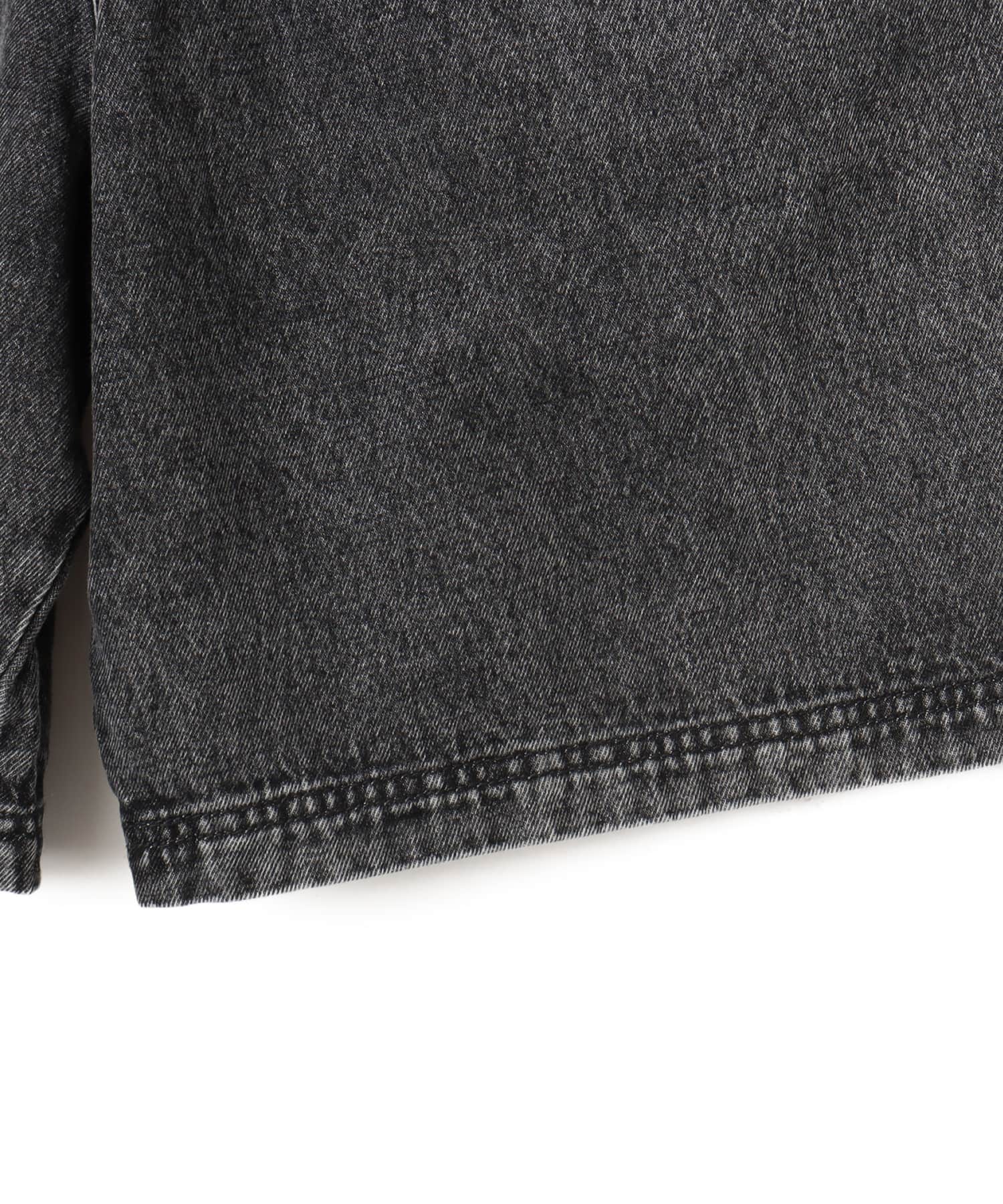 NIKE AS M NSW DENIM WASH SHORT GCEL BLACKの画像