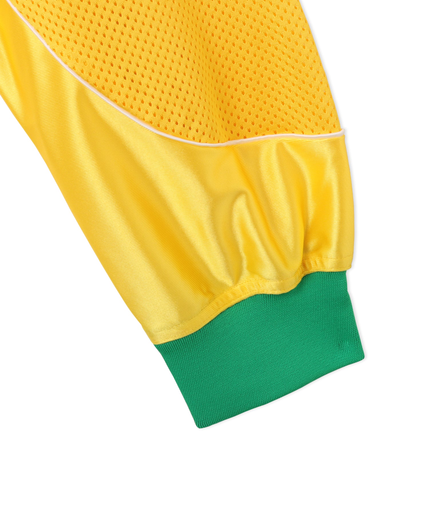 JORDAN BRAND M J STMT GOALIE TOP P6 VARSITY MAIZE/LUCKY GREENの画像