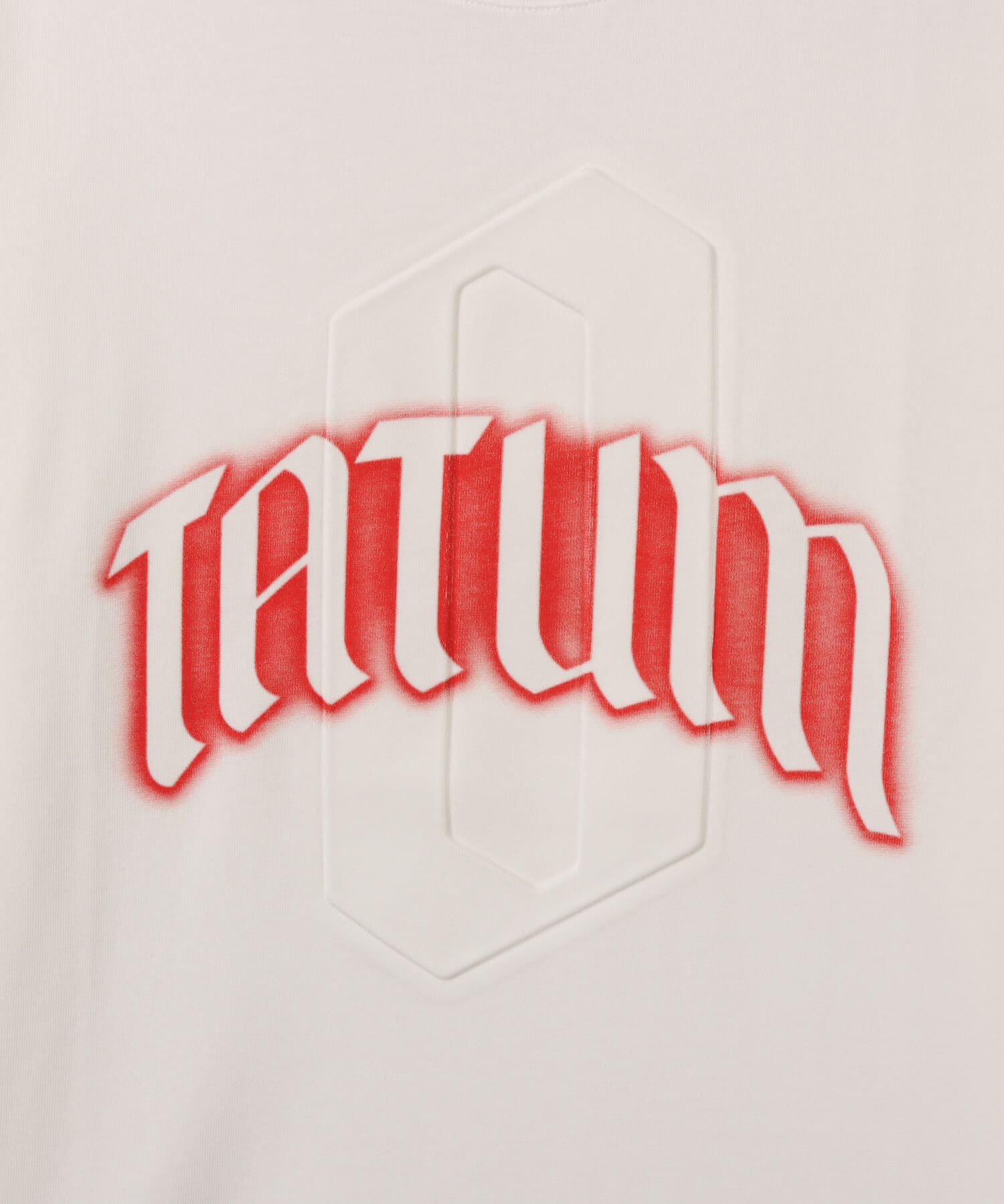 JORDAN BRAND M J GFX SS CREW JT WHITE/UNIVERSITY REDの画像