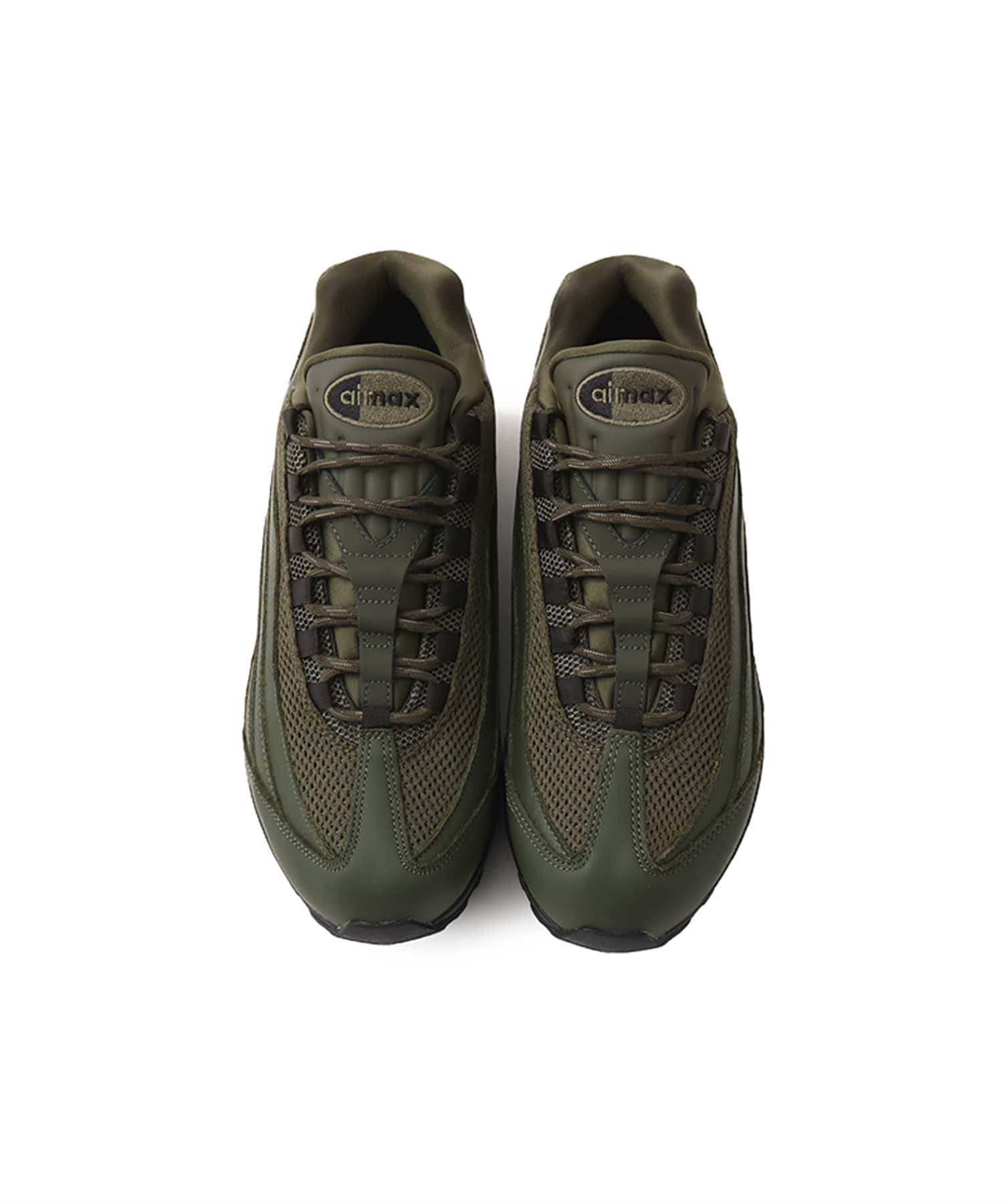 NIKE W AIR MAX 95 BIG BUBBLE CARGO KHAKI/MEDIUM OLIVE-BLACKの画像