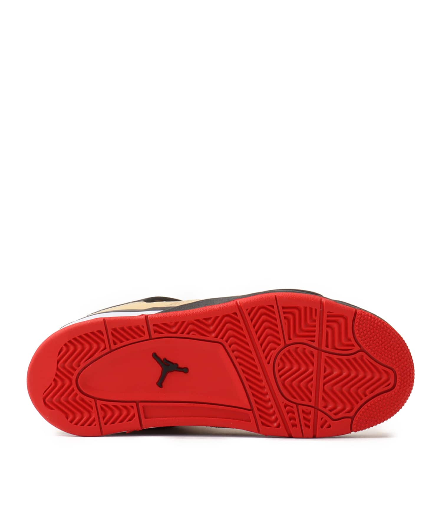 JORDAN BRAND JORDAN 4 RETRO (PS) SESAME/FIRE RED-BLACK-WHITEの画像