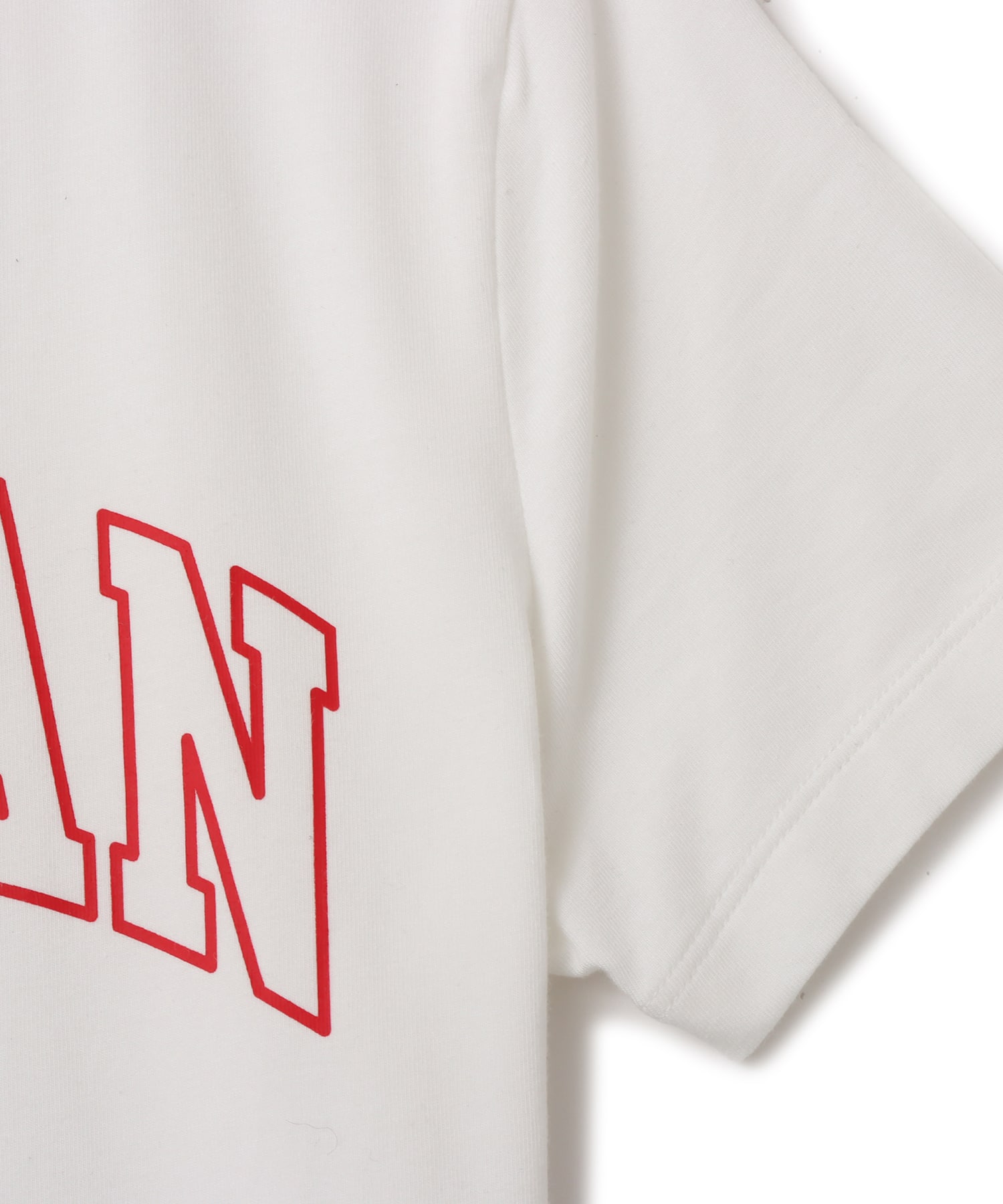 JORDAN BRAND AS W J BRK SS TMID GFX TEE BB WHITE/GYM RED/BLACKの画像