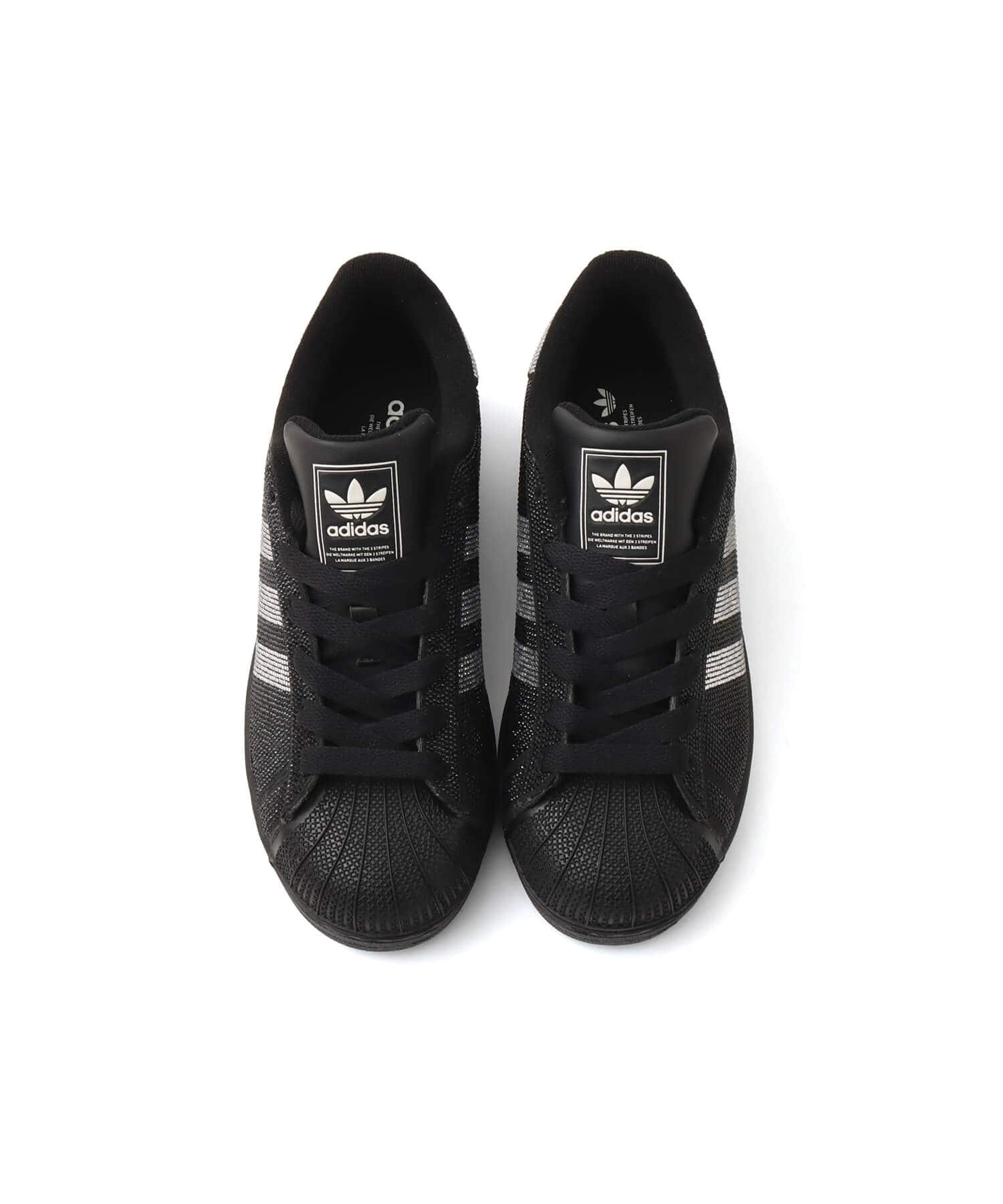 adidas SUPERSTAR II W CBLACK/SILVMT/OWHITEの画像