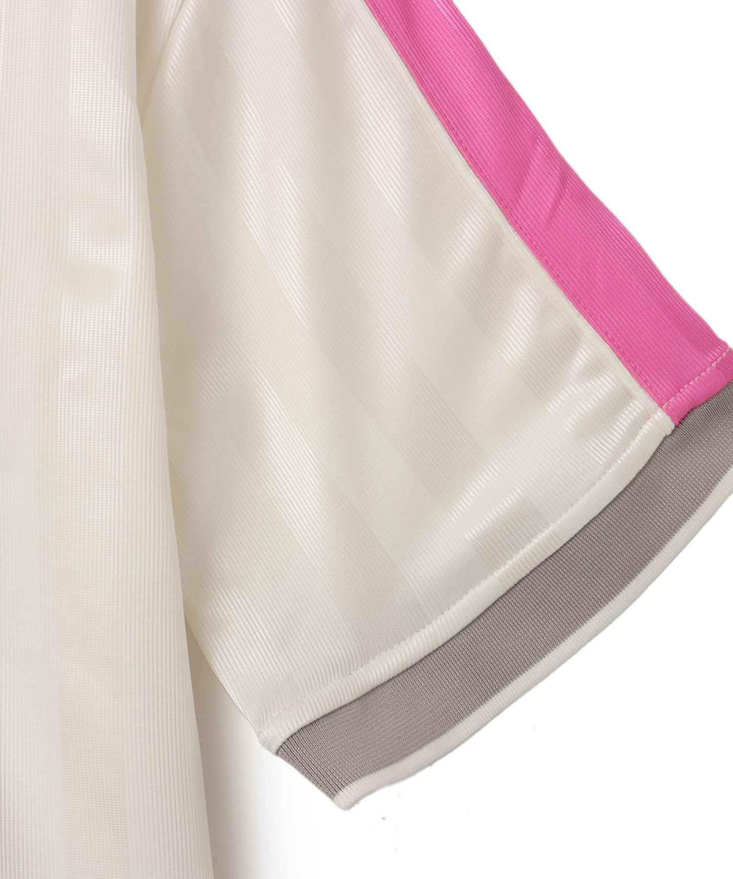 NIKE AS W NSW V NECK JERSEY SAIL/PLAYFUL PINK/COLLEGE GREY/BLACKの画像