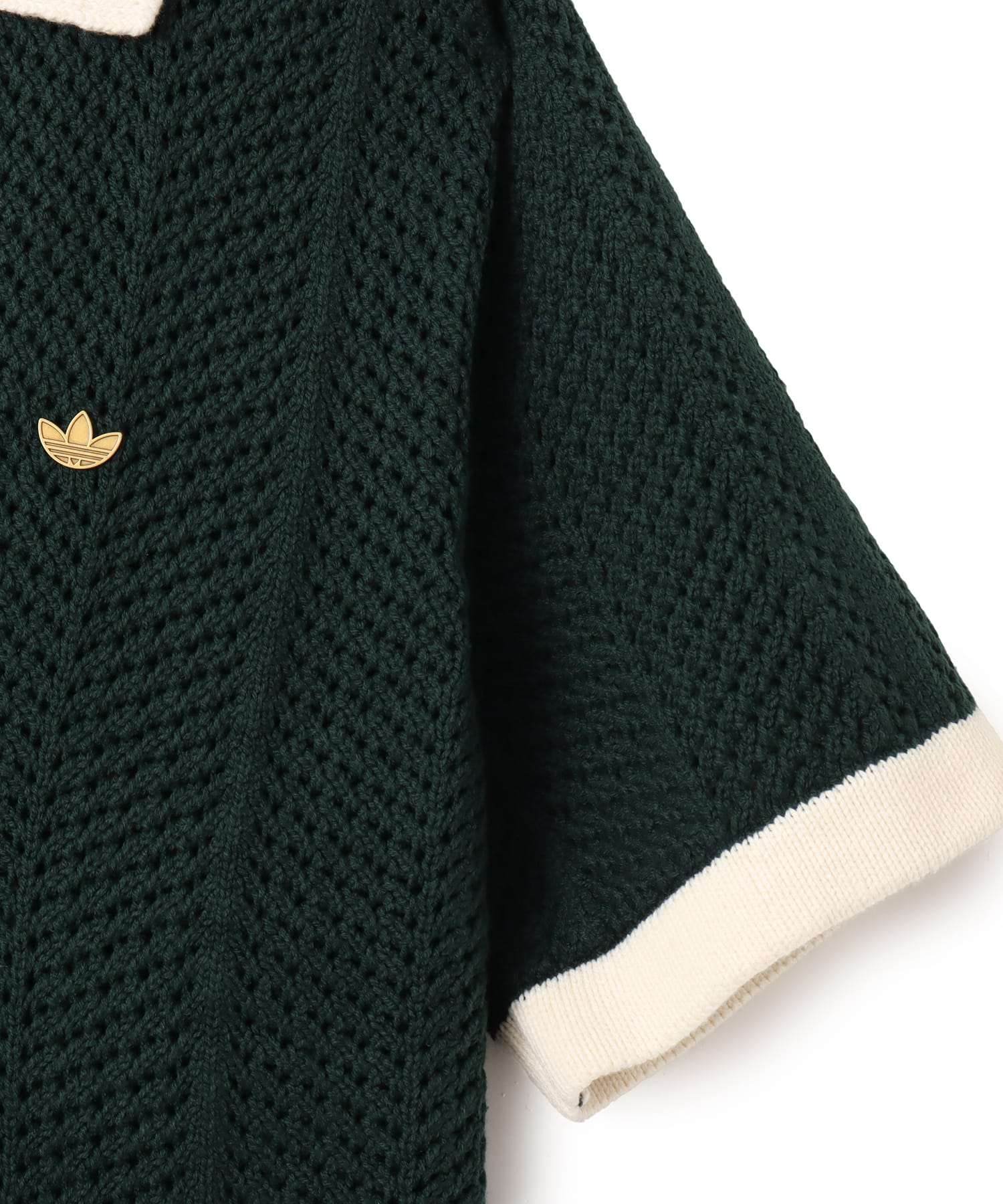 adidas CLOT PIQUE POLO BY EDISON CHEN グリーンナイトの画像