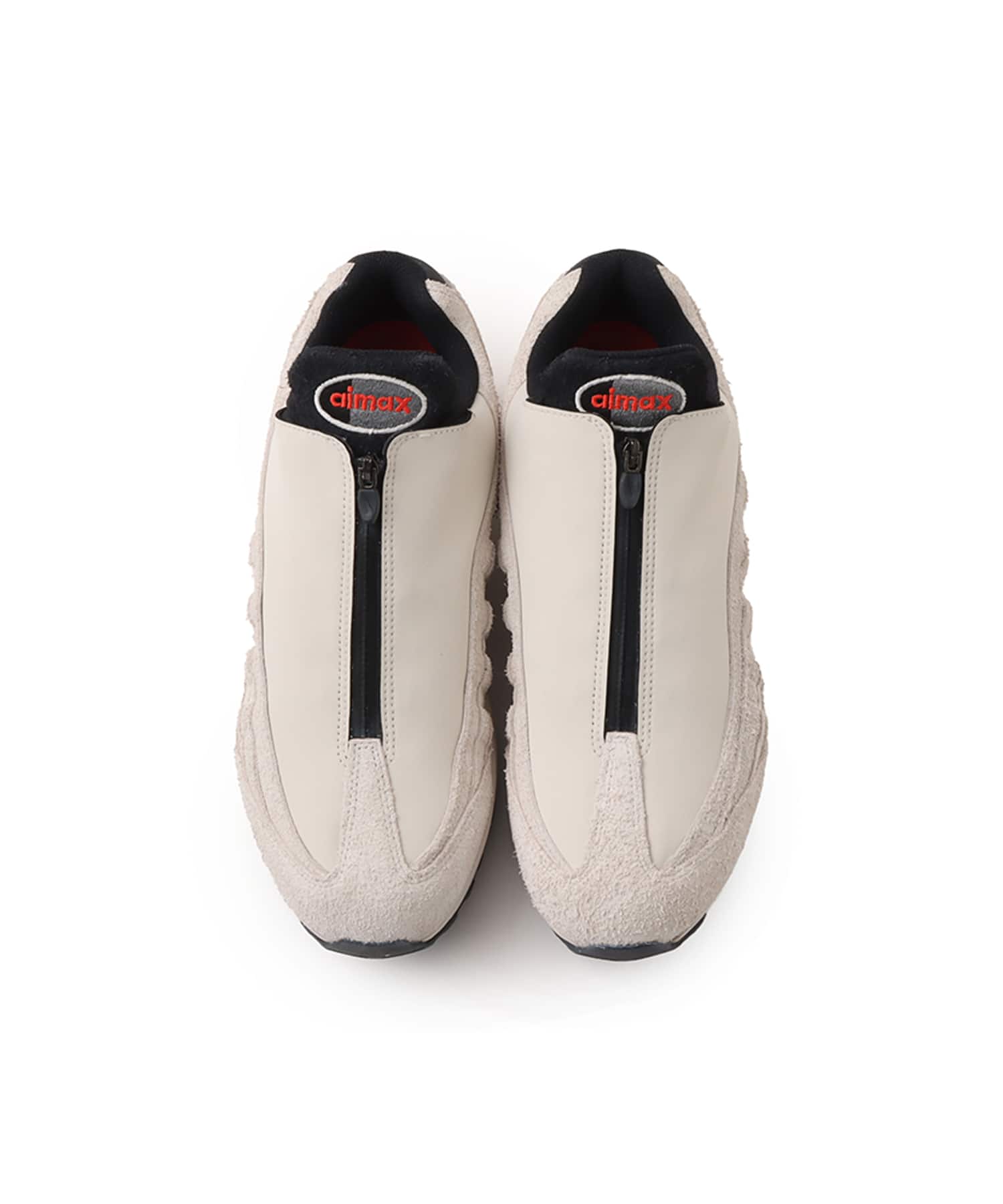 NIKE AIR MAX 95 BIG BUBBLE ZIP SP PHANTOM/BLACK-LT CRIMSON-SMOKE GREYの画像