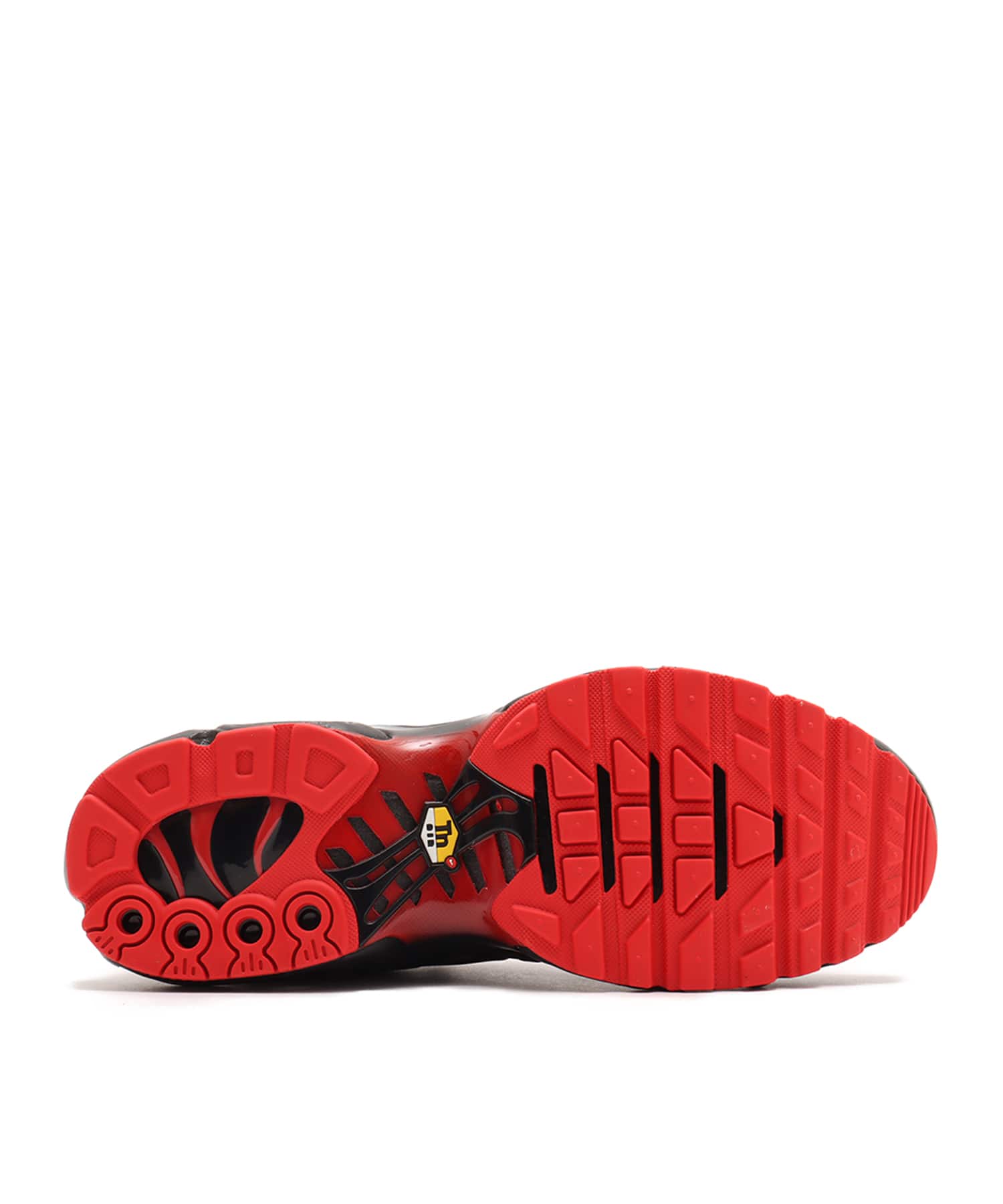 NIKE AIR MAX PLUS BLACK/UNIVERSITY REDの画像