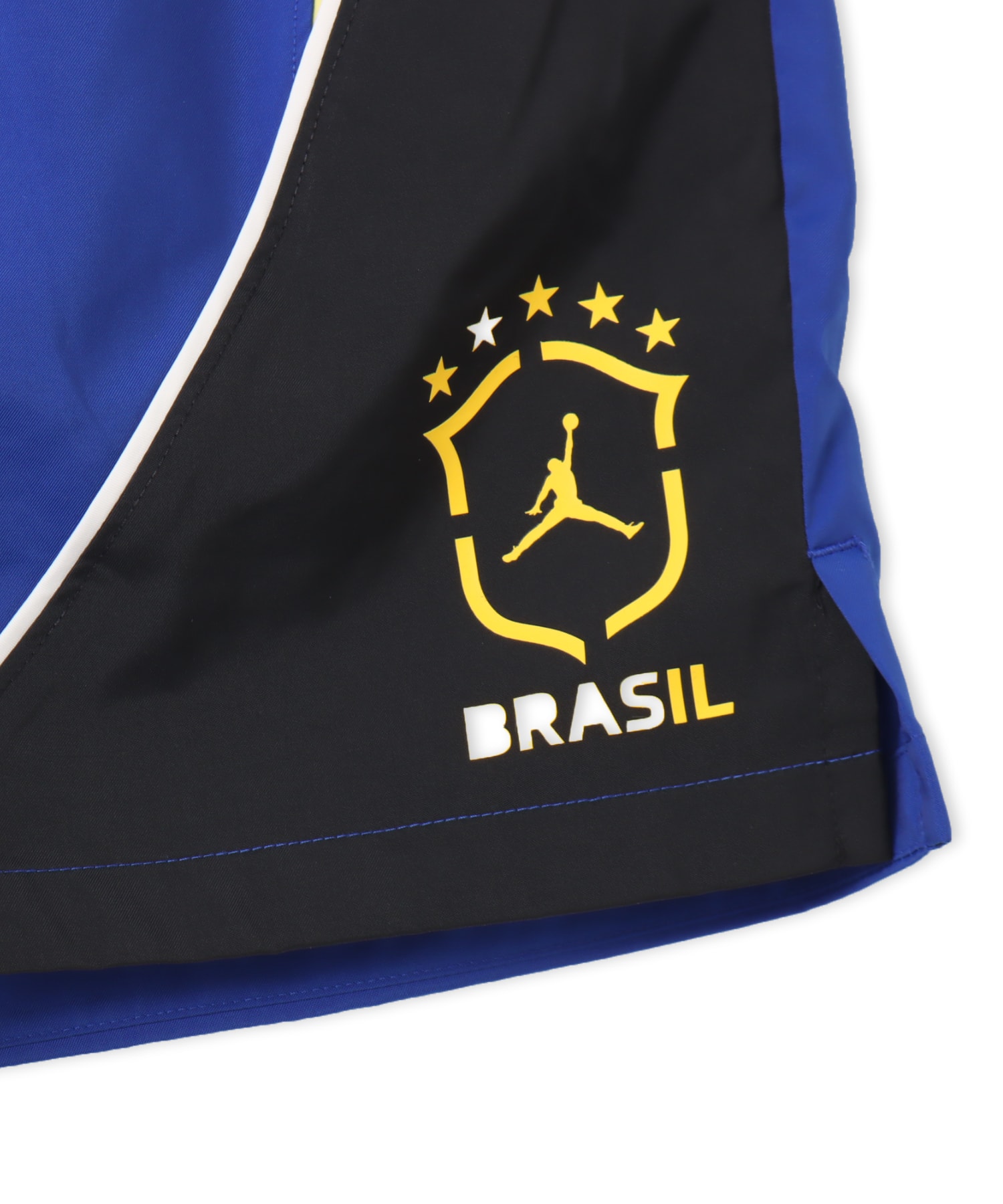 JORDAN BRAND M J BRK 5 WOVEN SHORT P6 OLD ROYAL/BLACK/YELLOW PULSEの画像