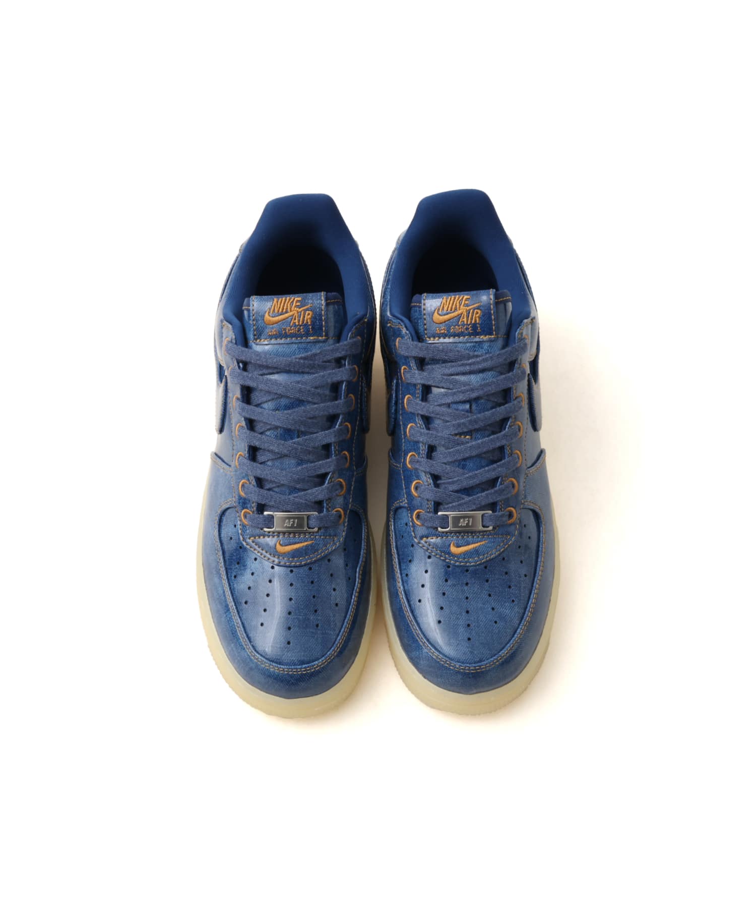 NIKE AIR FORCE 1 RETRO COASTAL BLUE/COASTAL BLUE-NATURAL-FLAX-MTLC SILVERの画像