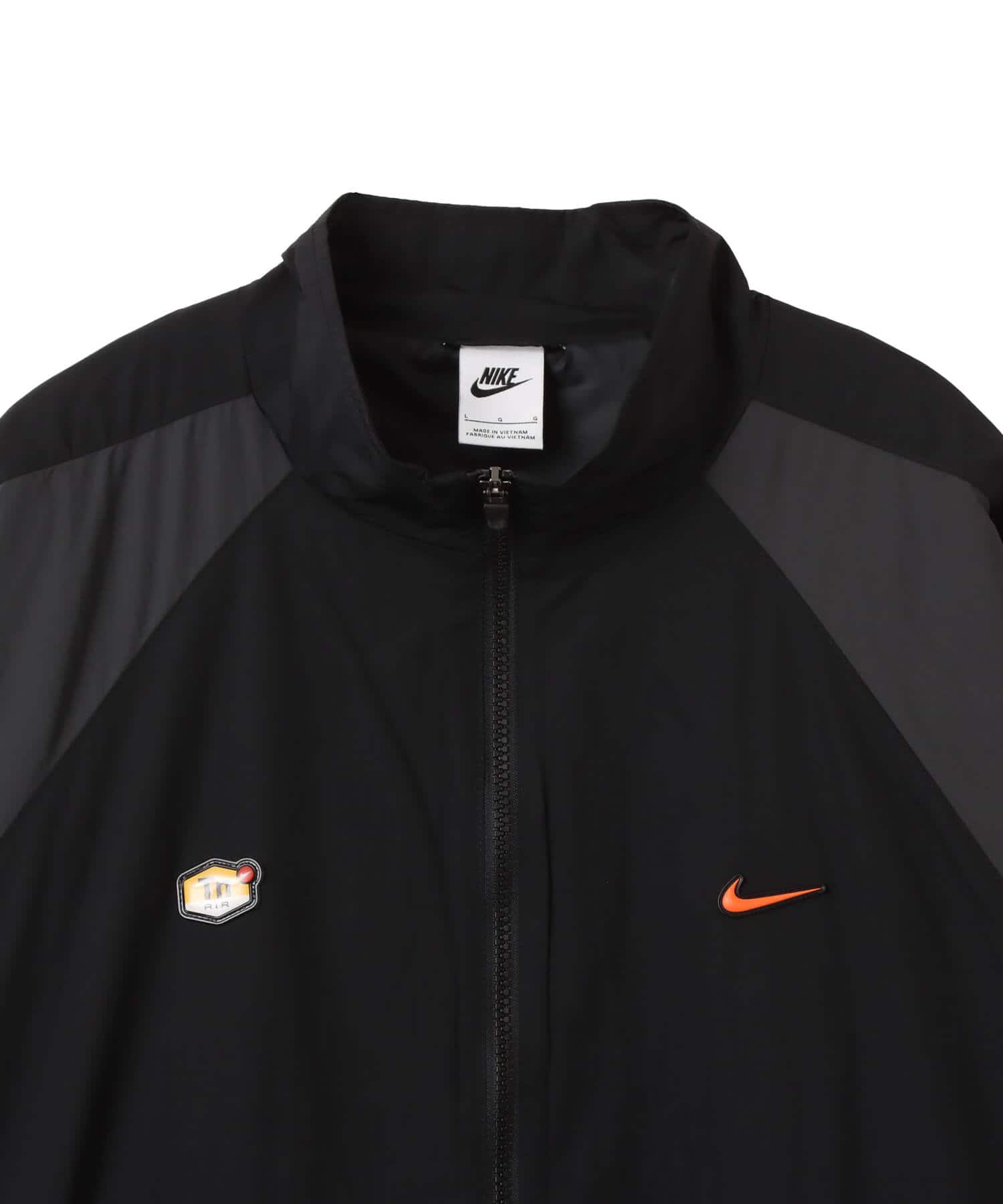 NIKE M NSW TN TRACKTOP WVN BLACK/DK SMOKE GREYの画像