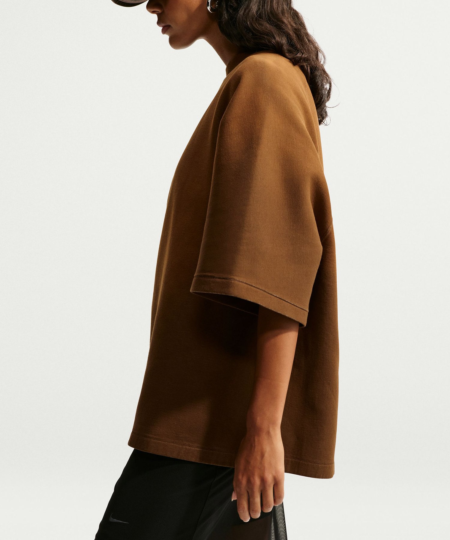 NIKE W NRG NK SS TOP CACAO WOWの画像