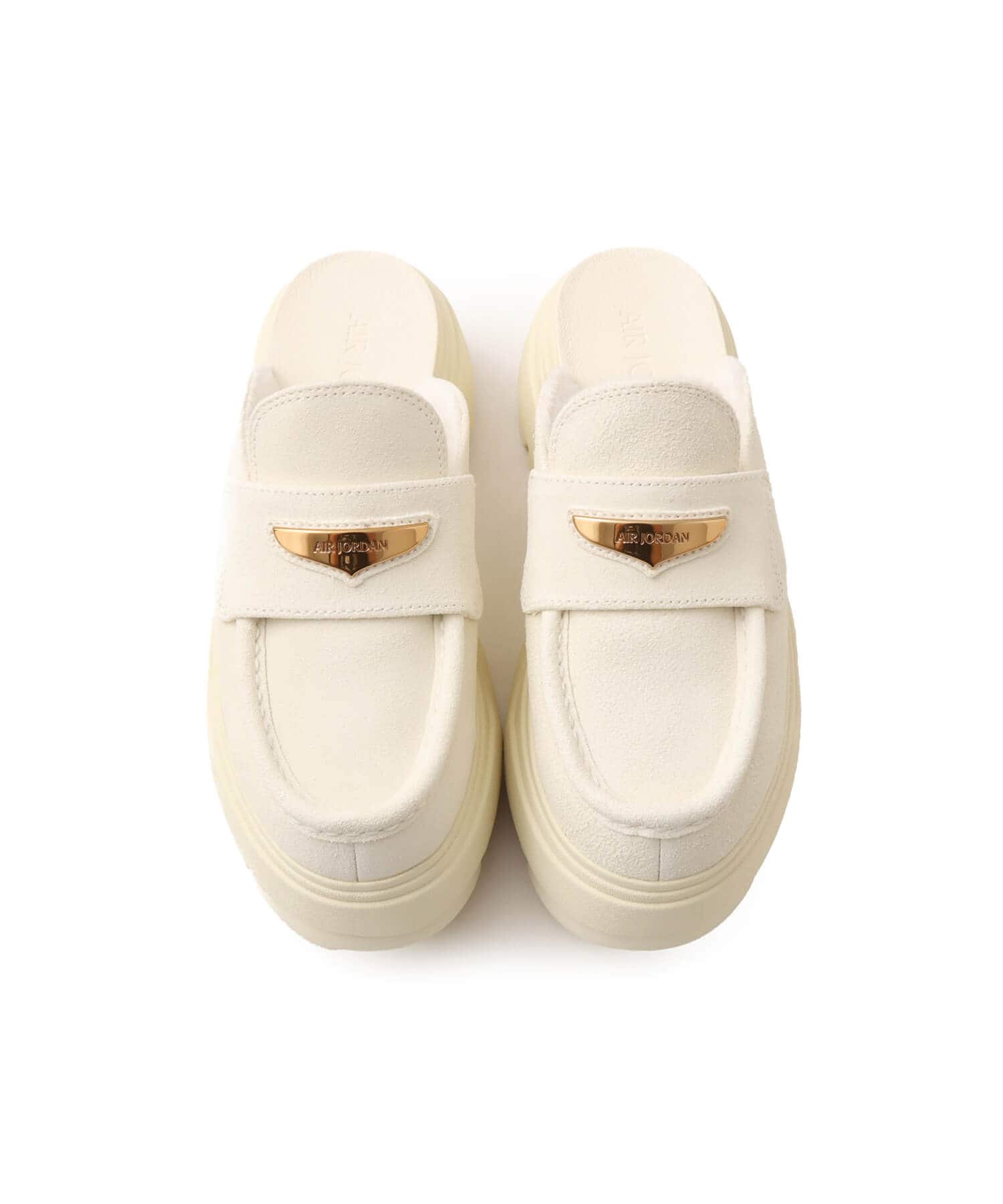 JORDAN BRAND WMNS AIR JORDAN MULE SOFT PEARL/METALLIC GOLD-COCONUT MILKの画像