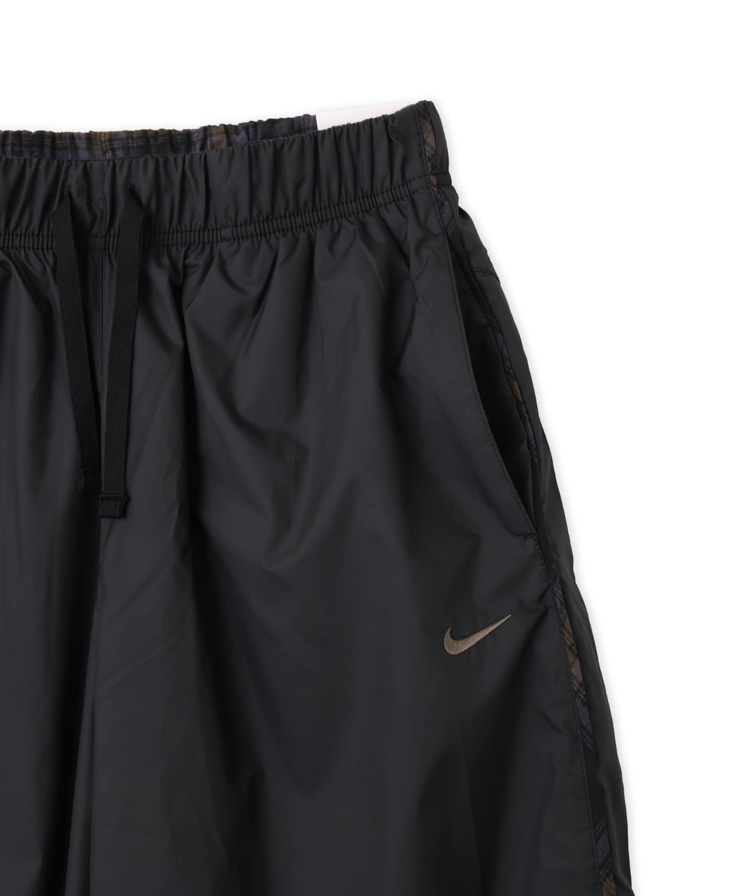 NIKE AS W NK REVERSIBLE PLAID OH PANT BLACKの画像