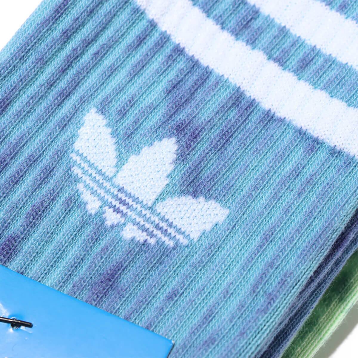 adidas TIEDYE SOCK 2P PACK PREBLU/NGTFLA/SEGRSP 24SS-Iの画像