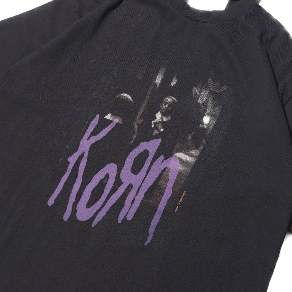 未使用 adidas x Korn グラフィック Tシャツ 半袖 ブラック-