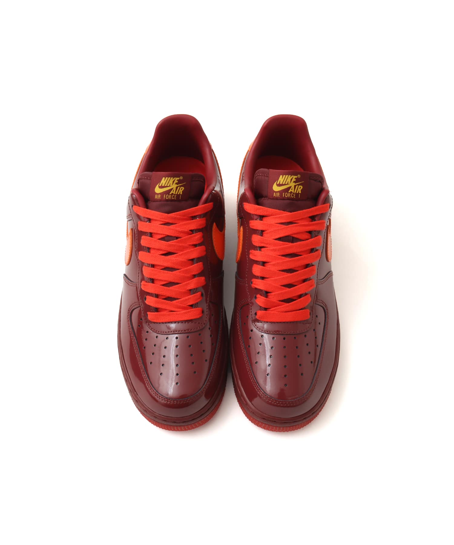 NIKE AIR FORCE 1 LOW QS DARK TEAM RED/UNIVERSITY GOLDの画像