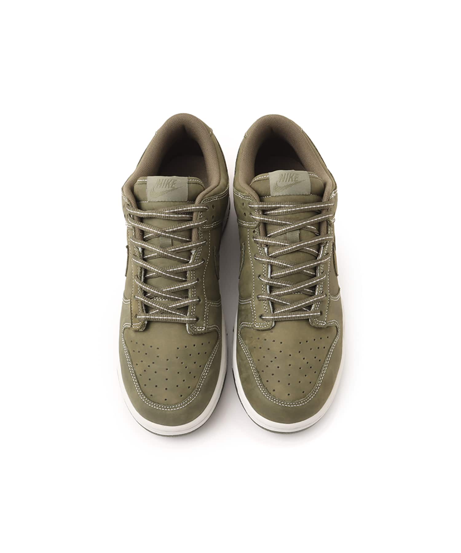 NIKE NIKE DUNK LOW QS MEDIUM OLIVE/MEDIUM OLIVE-SUMMIT WHITEの画像