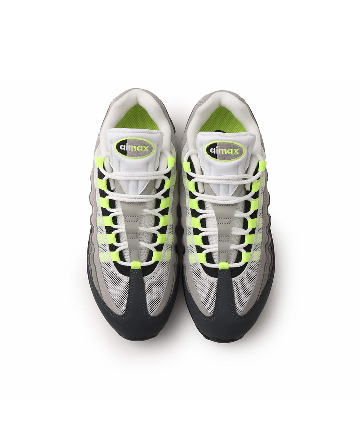 NIKE W AIR MAX 95 BIG BUBBLE BLACK/NEON YELLOW-ANTHRACITE-LT GRAPHITEの画像