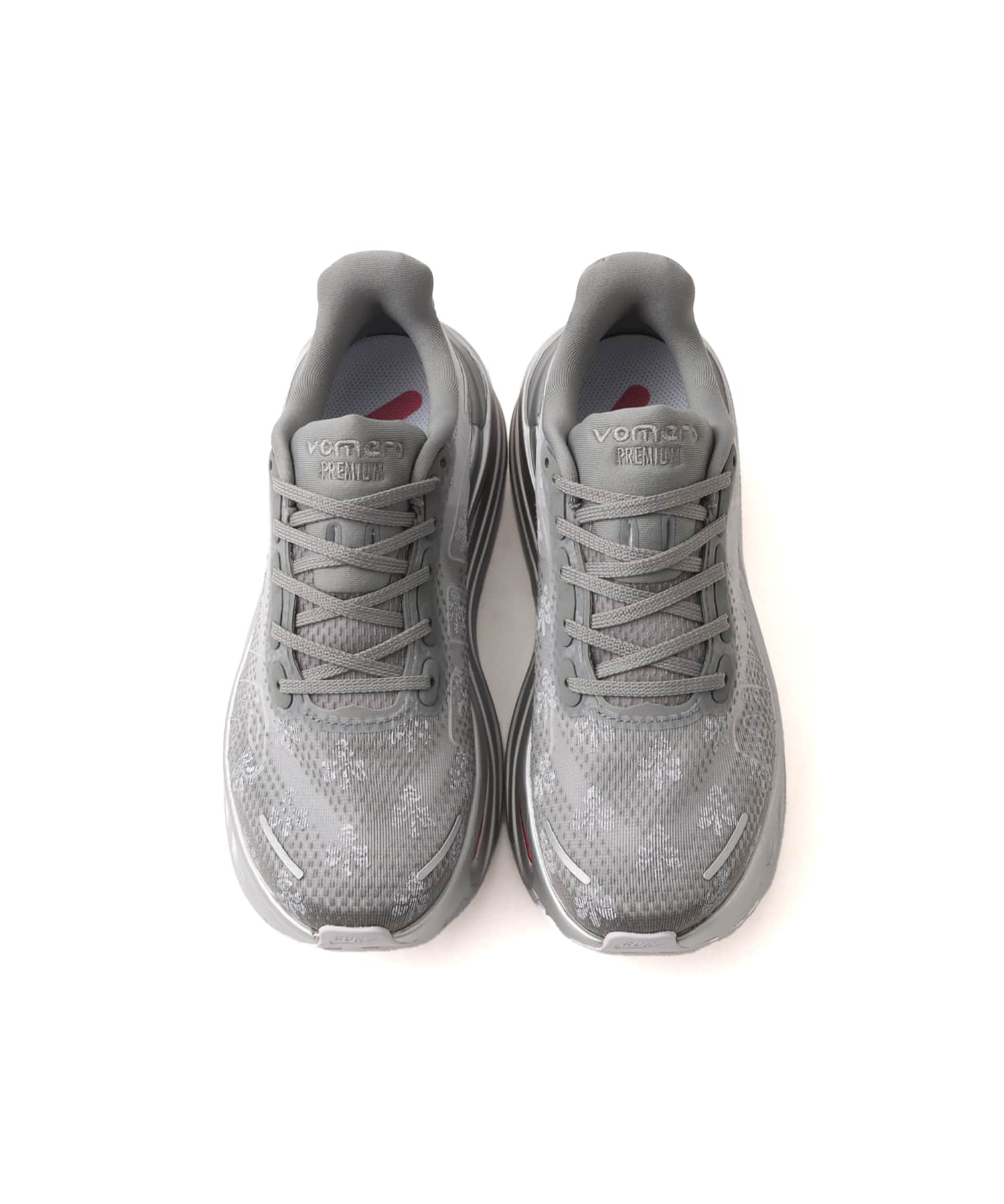 NIKE WMNS VOMERO PRM QS FDL GEYSER GREY/PEONY-METALLIC SILVERの画像