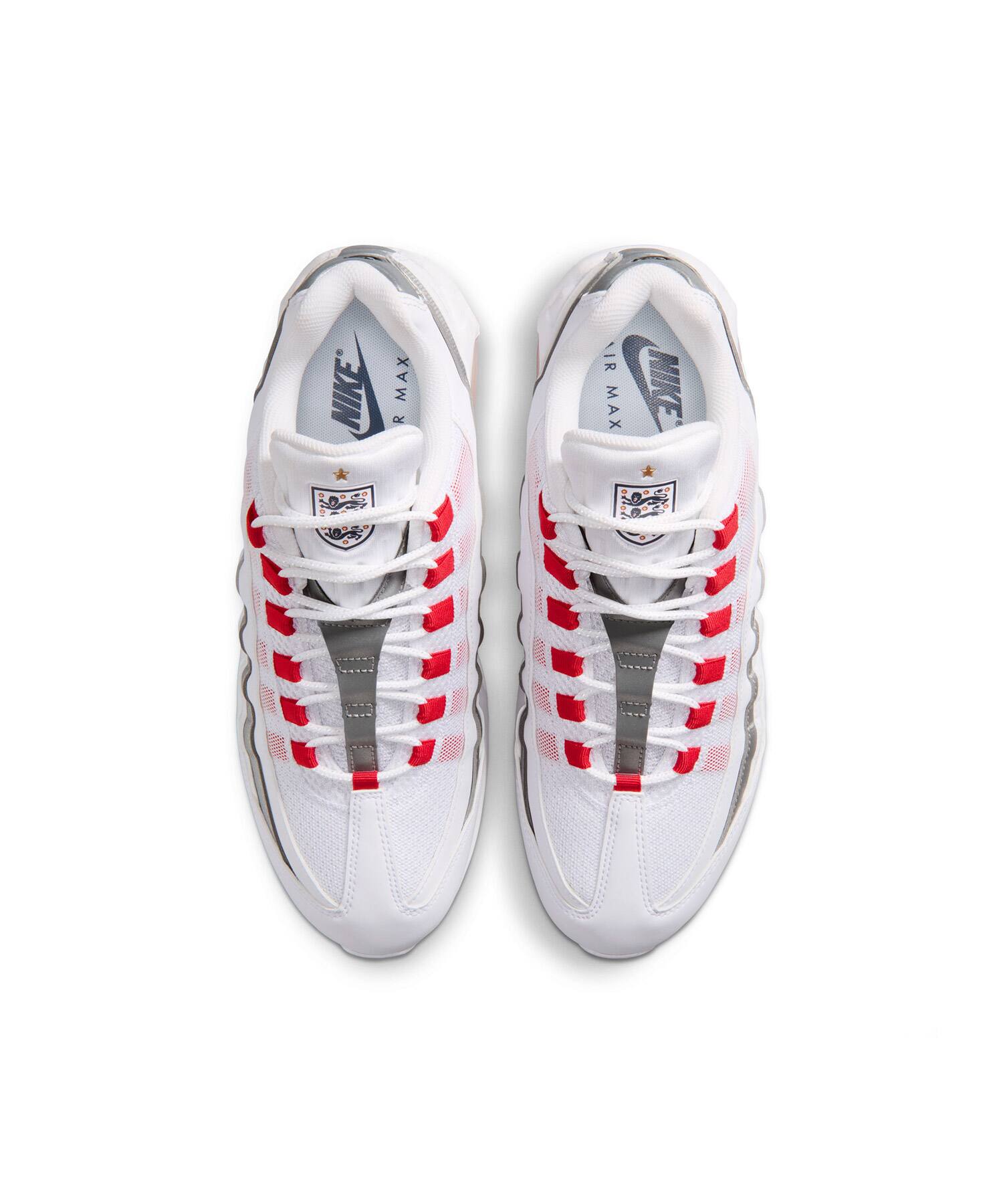 NIKE AIR MAX 95 BIG BUBBLE WHITE/SPEED RED-METALLIC SILVER-OBSIDIANの画像