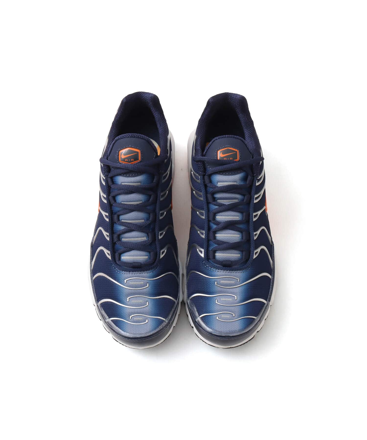 NIKE AIR MAX PLUS MIDNIGHT NAVY/SAFETY ORANGEの画像