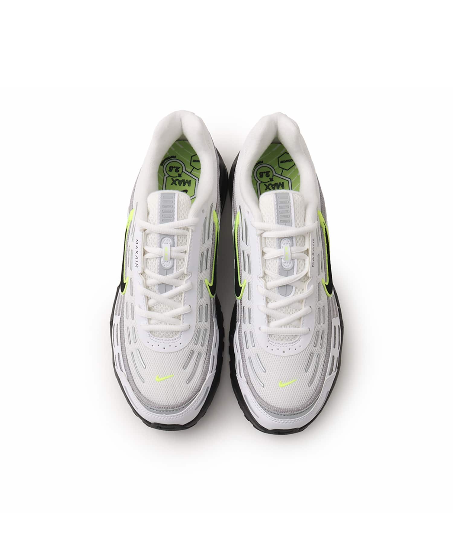 NIKE AIR MAX TL 2.5 WHITE/BLACK-NEON YELLOW-PEARL GREYの画像