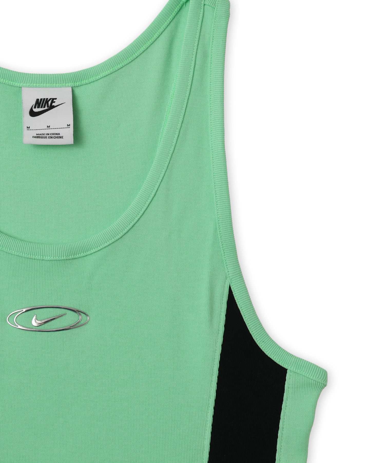 NIKE AS W NK STREET GX CROP TANK GREENの画像