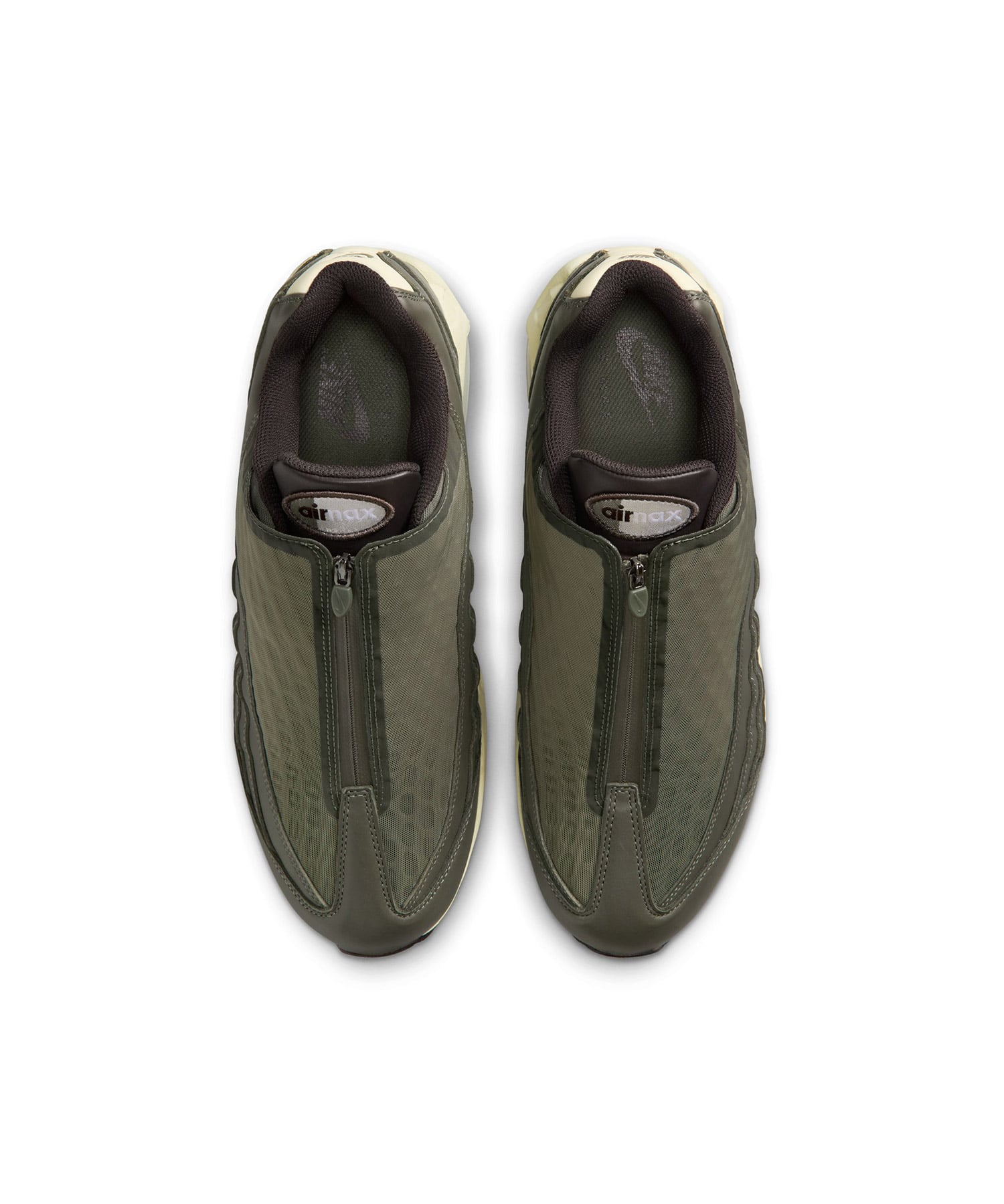 NIKE NIKE AIR MAX 95 ZIPPER MEDIUM OLIVE/VELVET BROWN-ALABASTERの画像