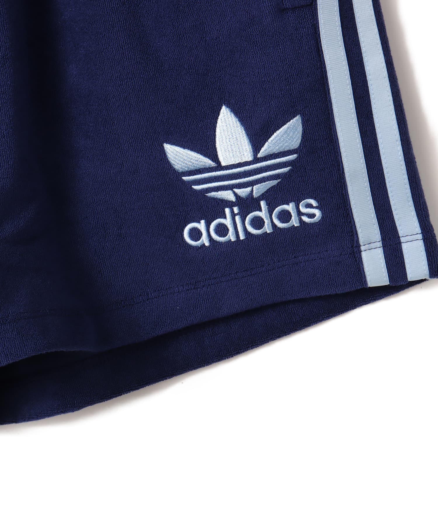 adidas TERRY SHORT ダークブルーの画像