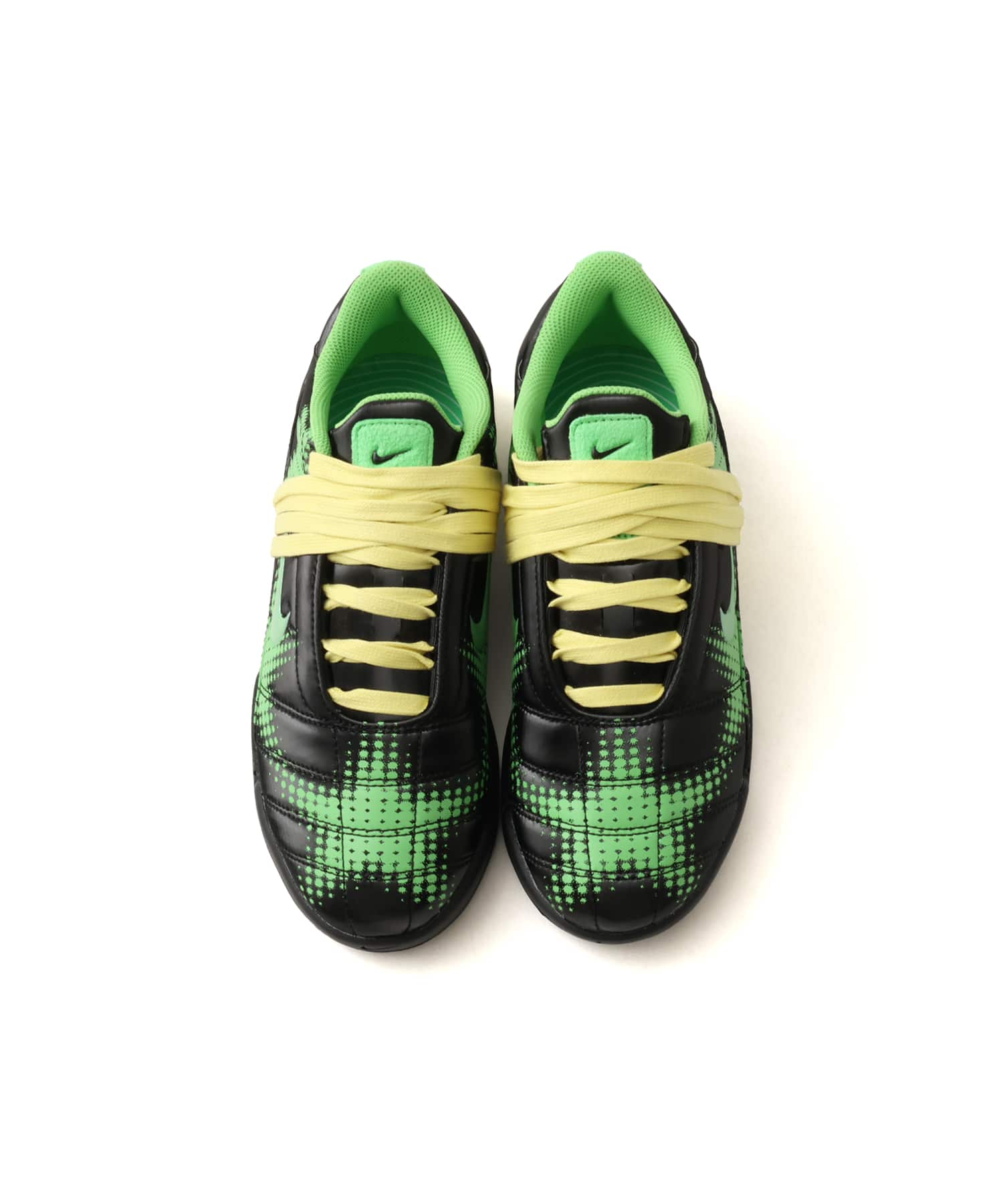 NIKE W NIKE T90 SHOX MAGIA WC BLACK/SPINACH GREEN-YELLOW DIAMOND-BLACKの画像