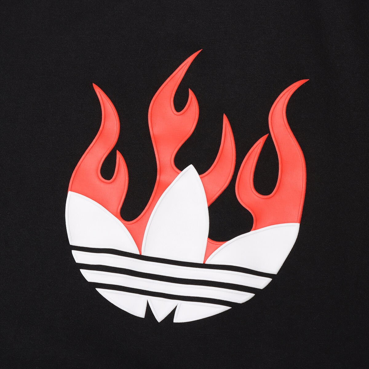adidas FLAMES LOGO TEE BLACK 24SS-Iの画像