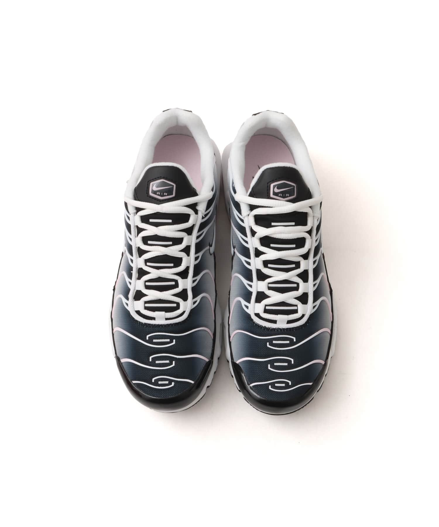 NIKE AIR MAX PLUS BLACK/WHITE-ANTHRACITE-PINK FOAMの画像