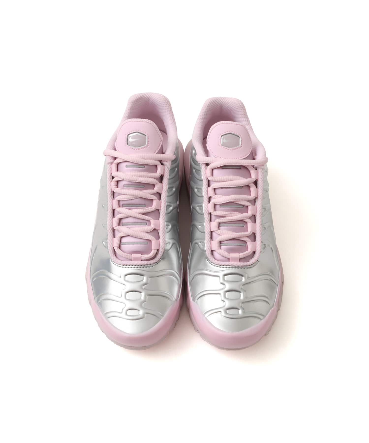 NIKE W AIR MAX PLUS METALLIC PINK FOAM/WOLF GREY-MTLC SILVERの画像