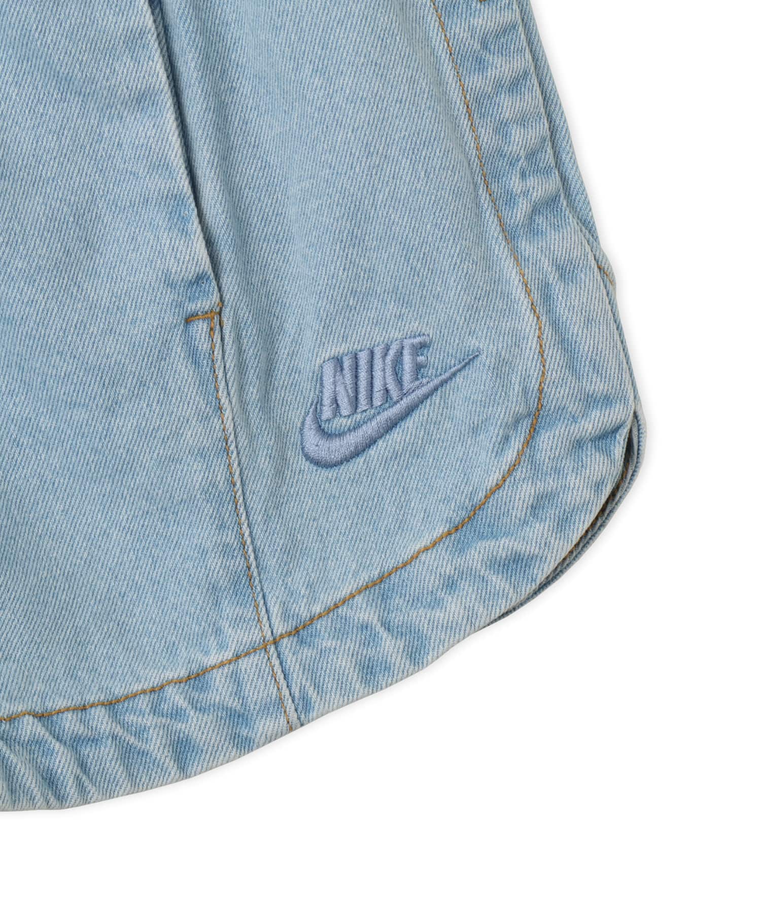 NIKE AS W NK WR DENIM SHORT BLUEの画像