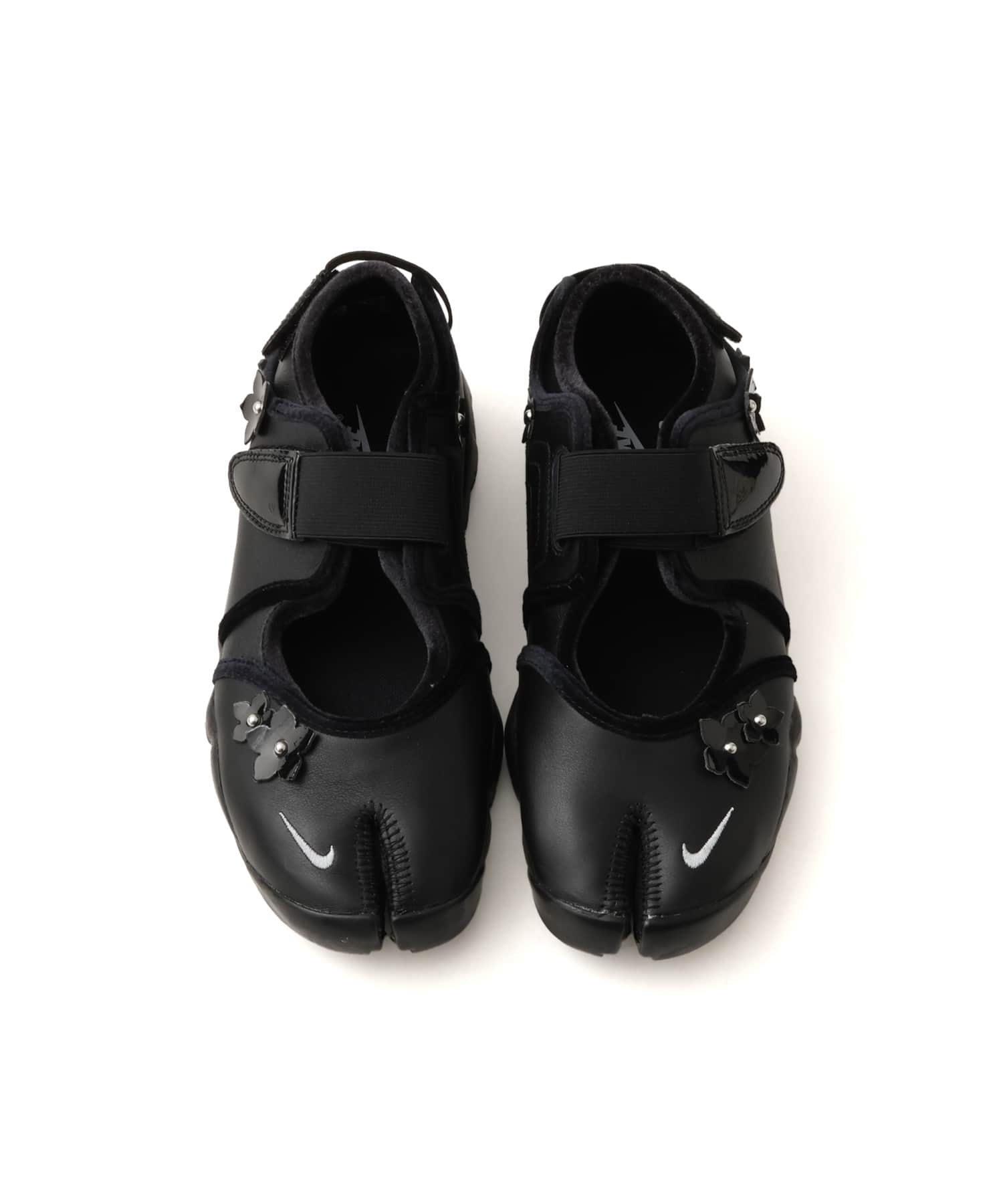 NIKE WMNS AIR RIFT FLRT BLACK/MTLC SILVER-WOLF GREYの画像