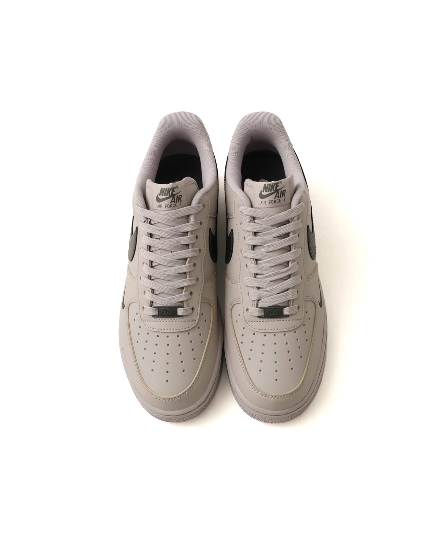 NIKE AIR FORCE 1 '07 COLLEGE GREY/NEWSPRINTの画像