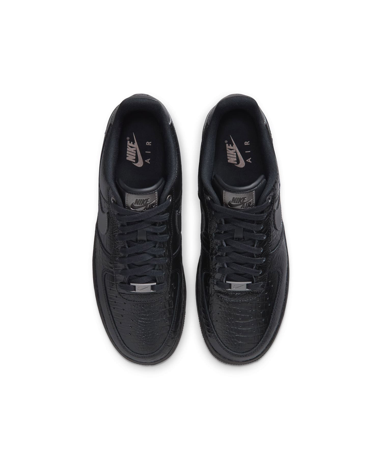 NIKE AIR FORCE 1 '07 BLACK/MTLC DK GREYの画像