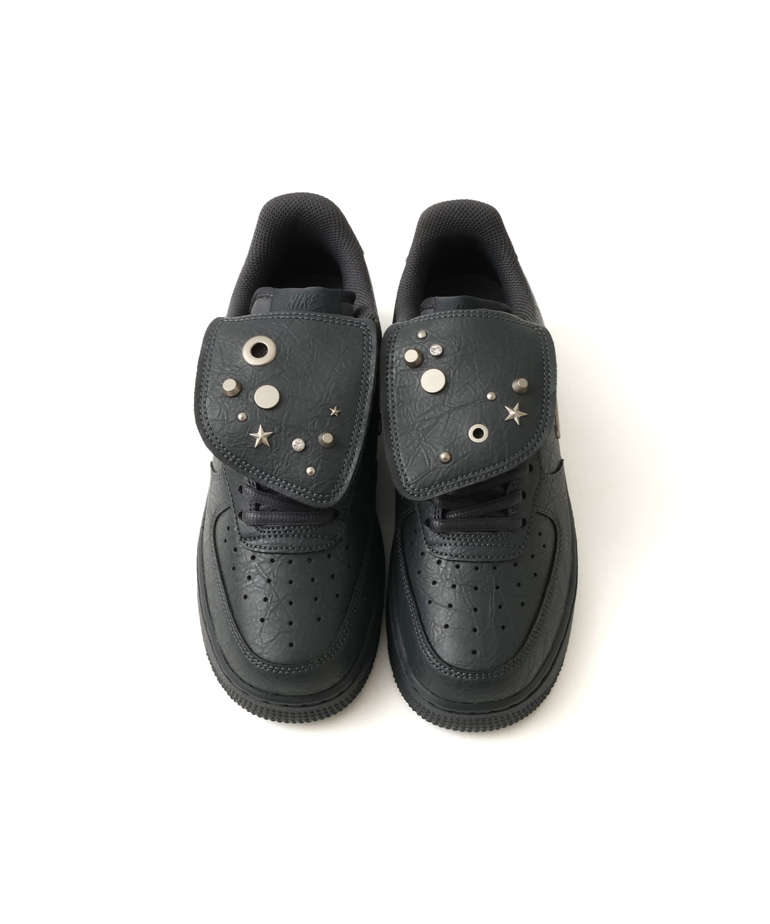 NIKE WMNS AIR FORCE 1 '07 ANTHRACITE/SILVER-ANTHRACITE-ANTHRACITE-ANTHRACITE-BLACKの画像