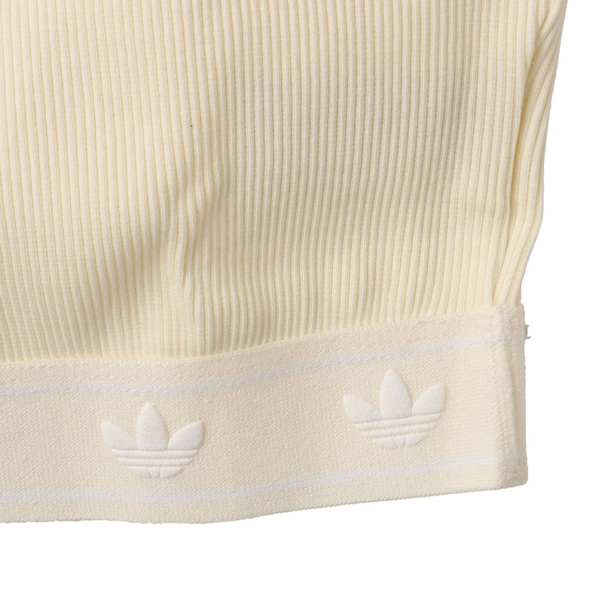 adidas RIB BRA TOP クリームホワイトの画像